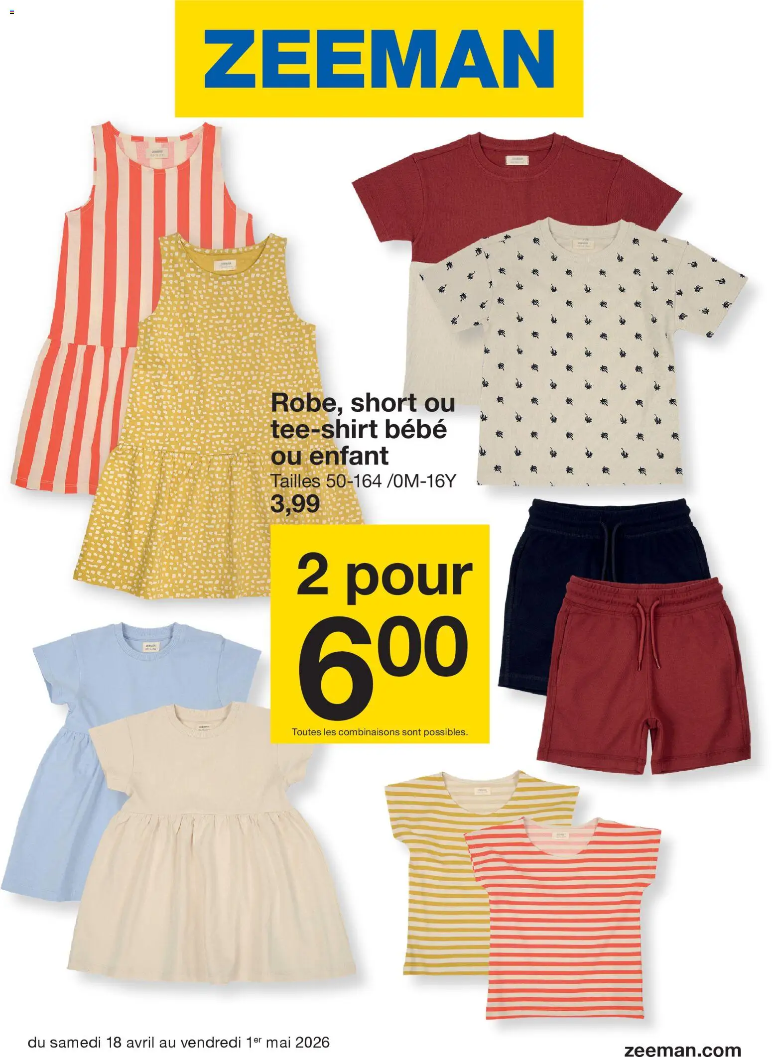 Zeeman catalogue Printemps - page 1 - valable à partir du 18/04/2026