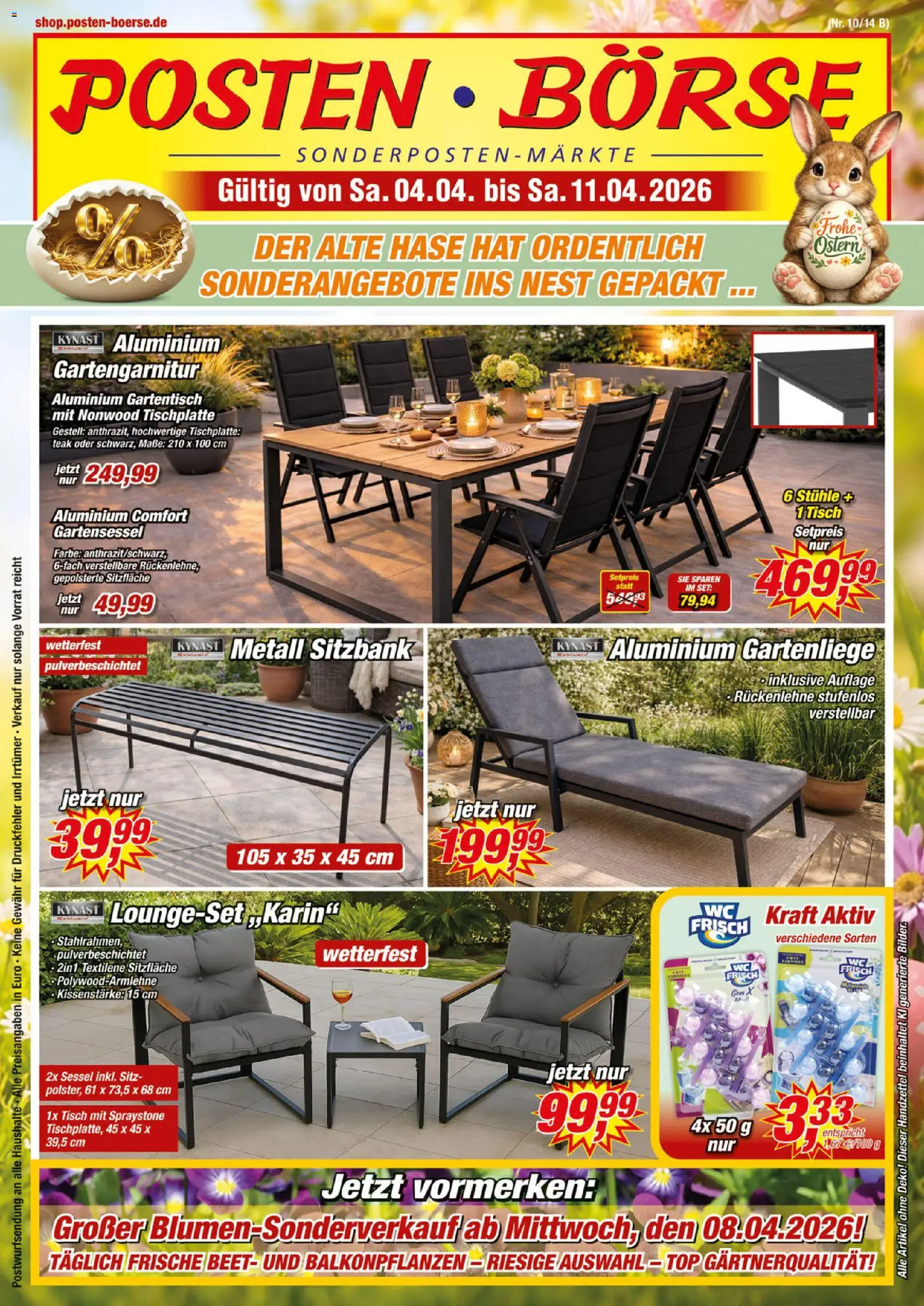 Posten Börse Prospekt - Seite 1 - gültig ab 04.04.2026