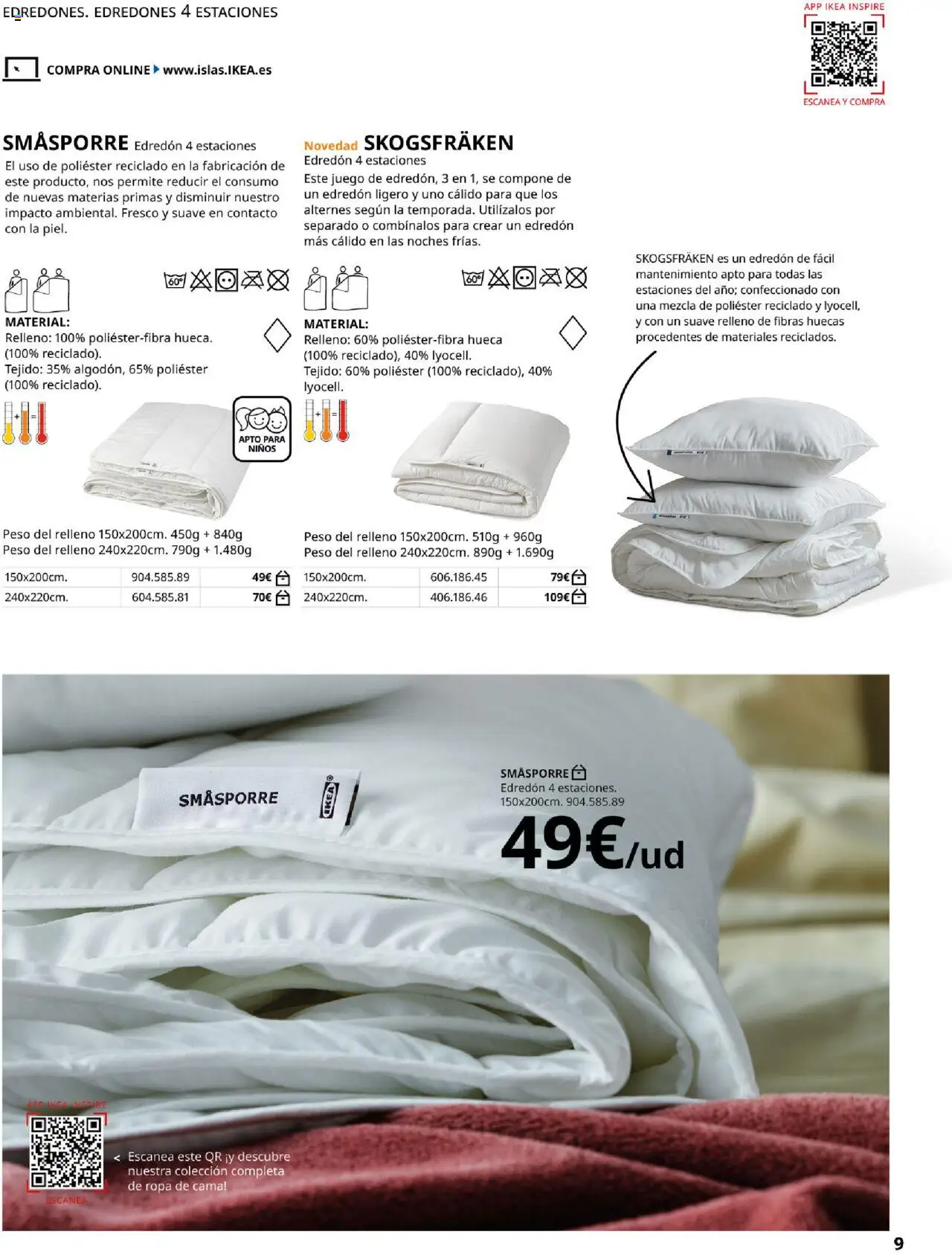 Catálogo IKEA Ropa de Cama - Página de 9 - Válido desde 01/09/2025