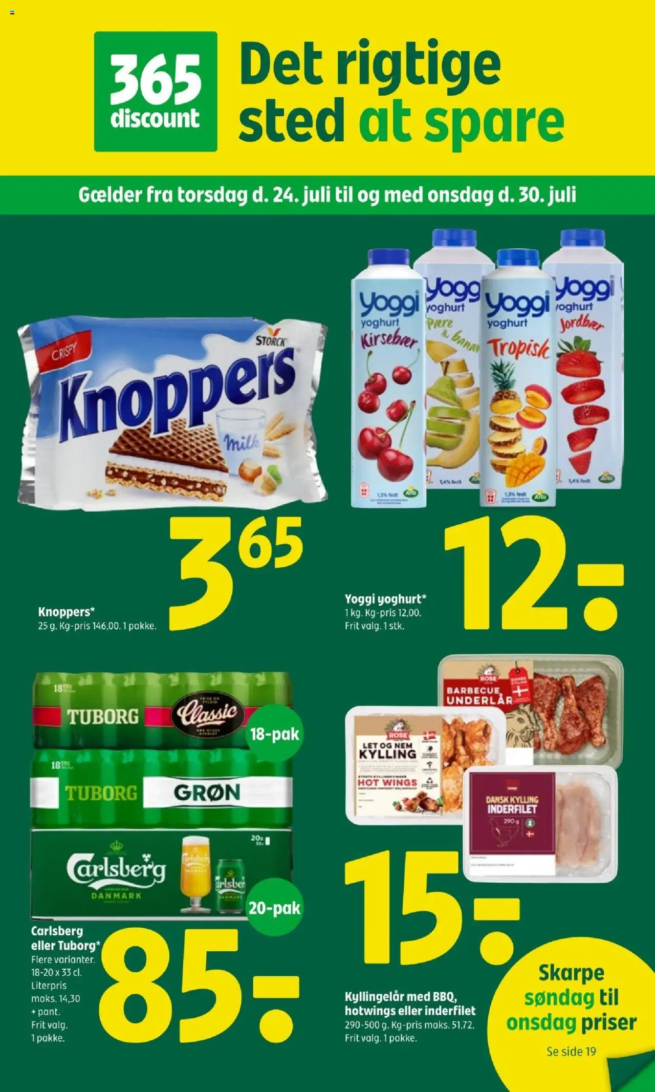 Coop 365 - Tilbudsavis - side 1- gyldig fra 24/07/2025
