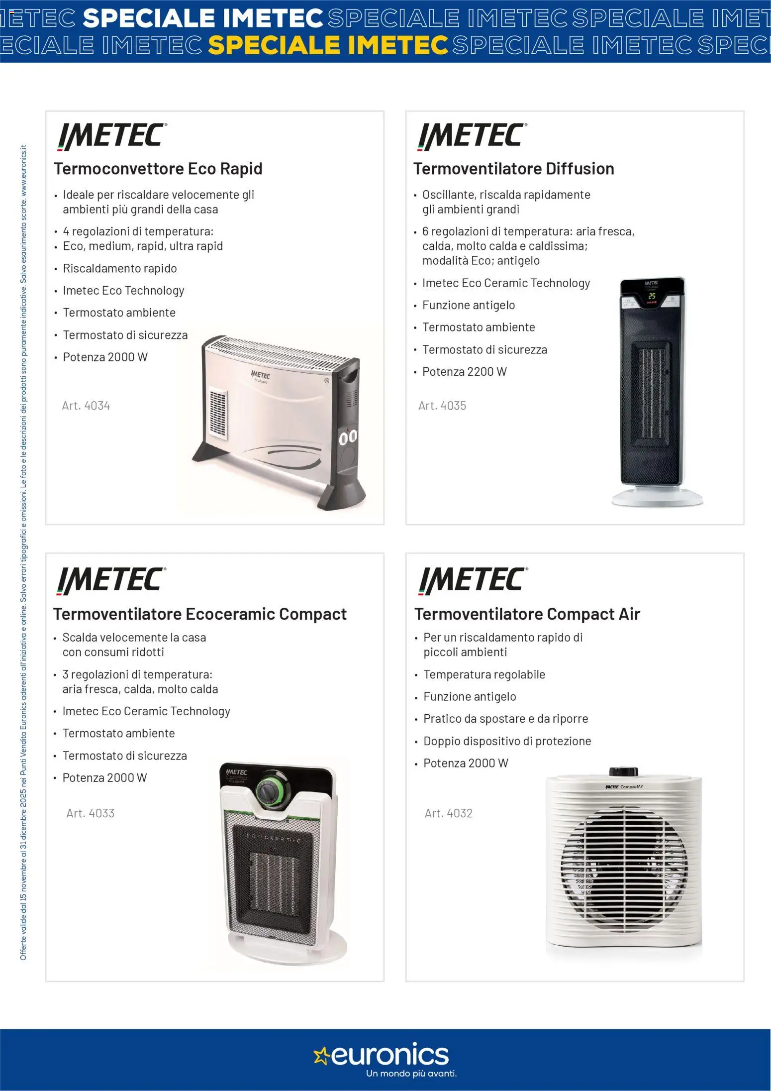 Euronics Imetec catalogo - pagina 10 - valido dal 15/11/2025