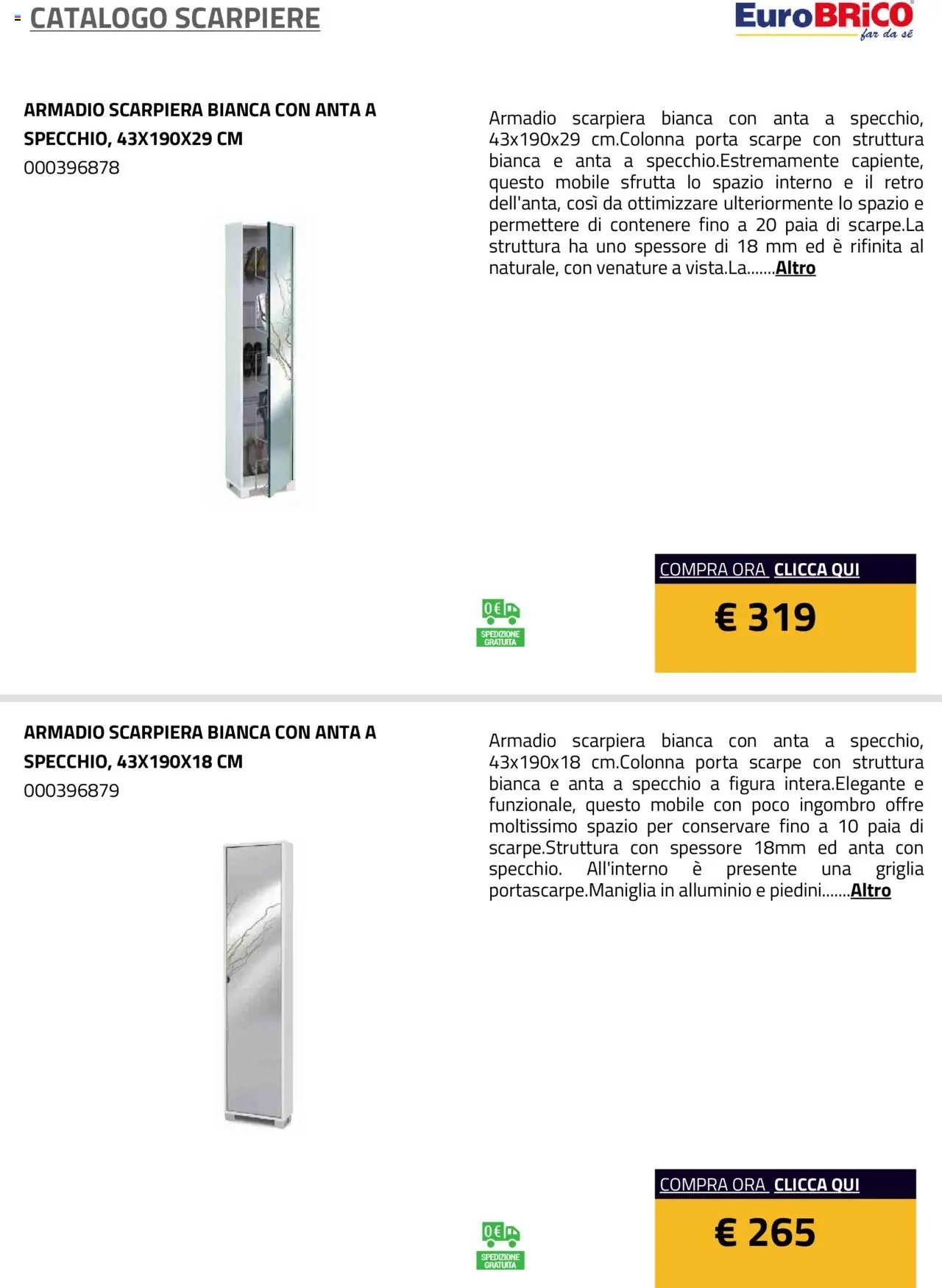 Eurobrico Scarpiere catalogo - pagina 34 - valido dal 23/07/2025