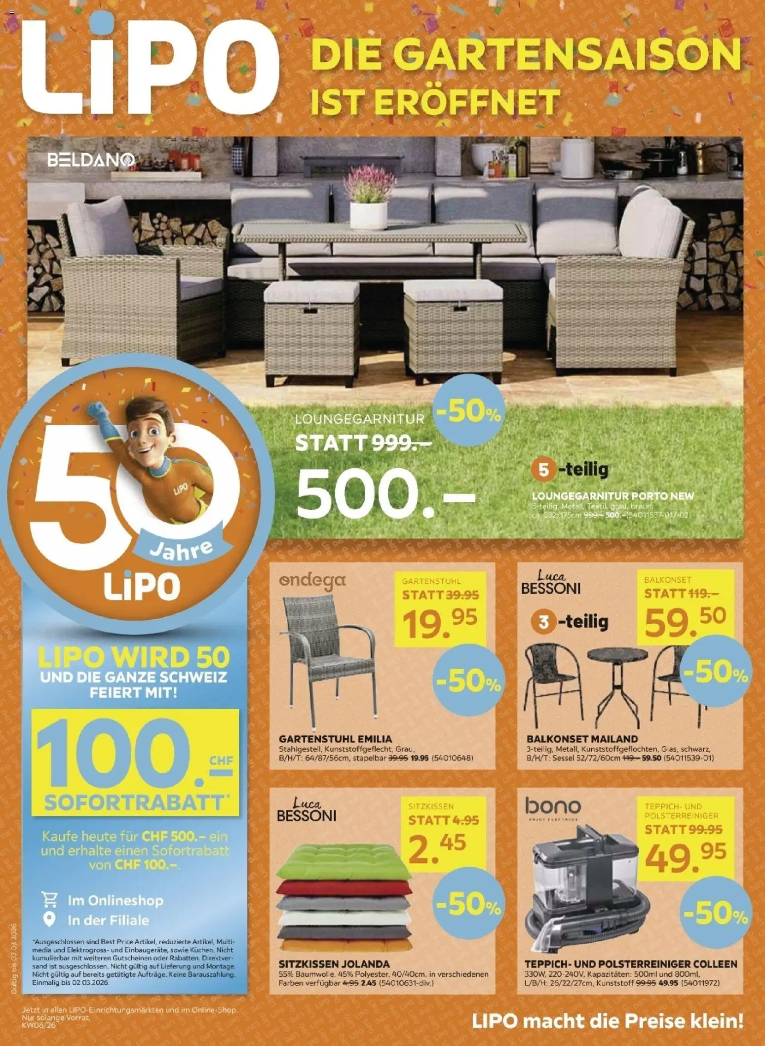 Lipo Aktionen - Seite 1- gültig ab 17.02.2026