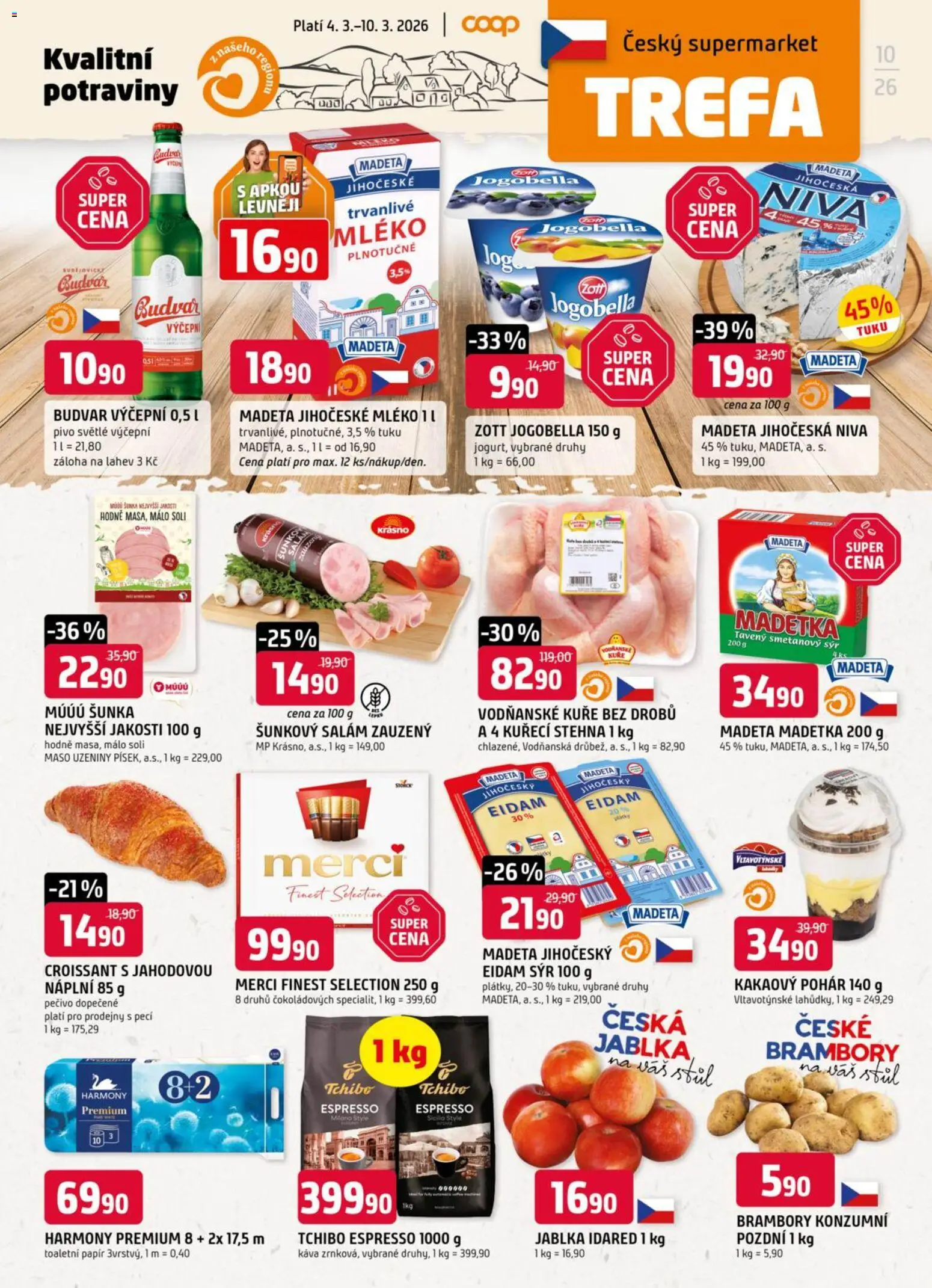 Trefa leták - strana 1- platný od 04.03.2026