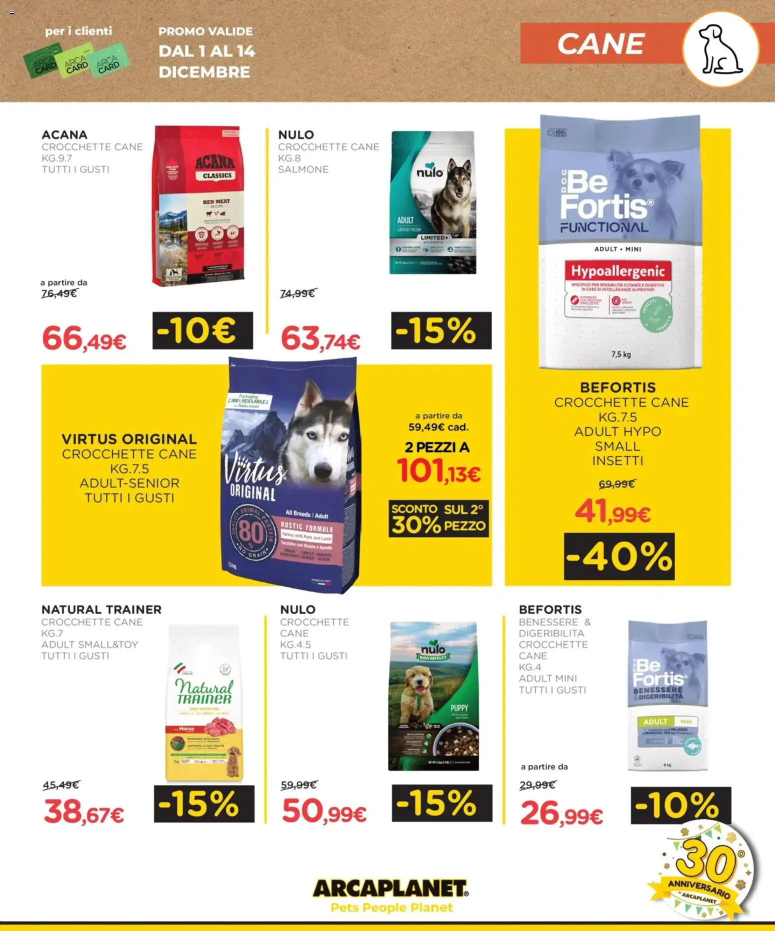 Volantino Arcaplanet	 - pagina 9 - valido dal 01/12/2025