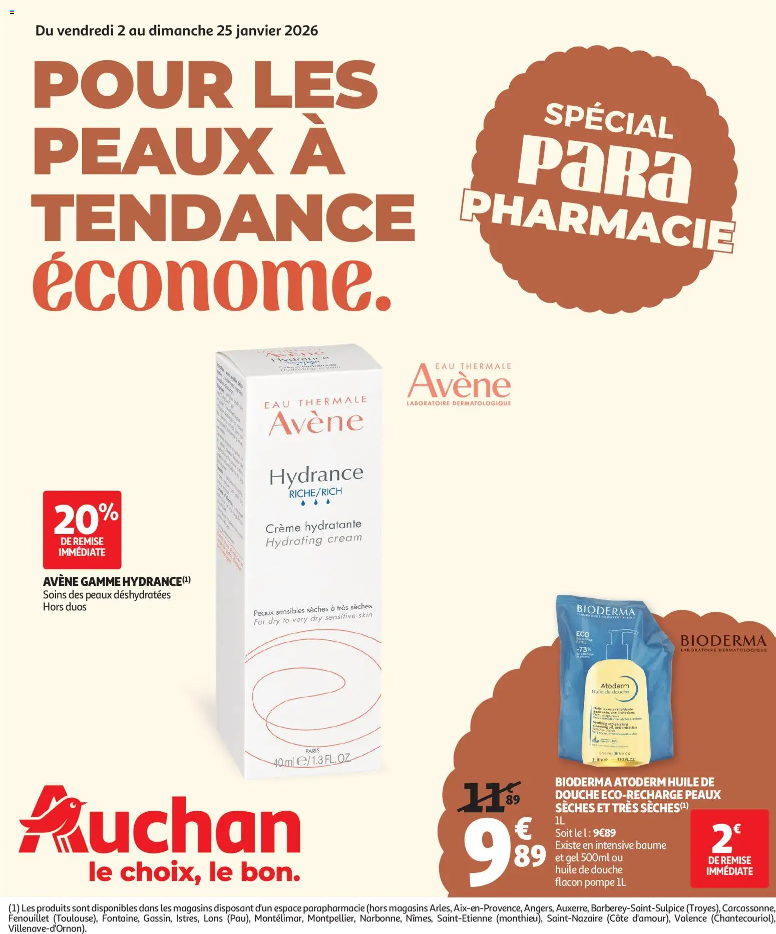 Auchan - Parapharmacie janvier - page 1 - valable à partir du 02/01/2026