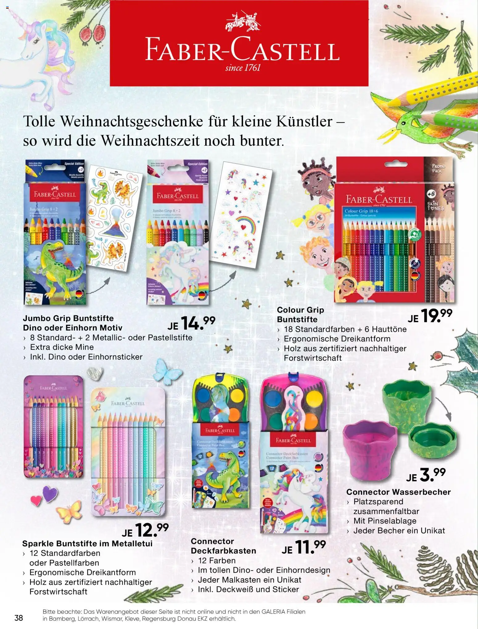 Galeria Karstadt Kaufhof  Weihnachtsmagazin - Seite 38 - gültig ab 27.10.2025