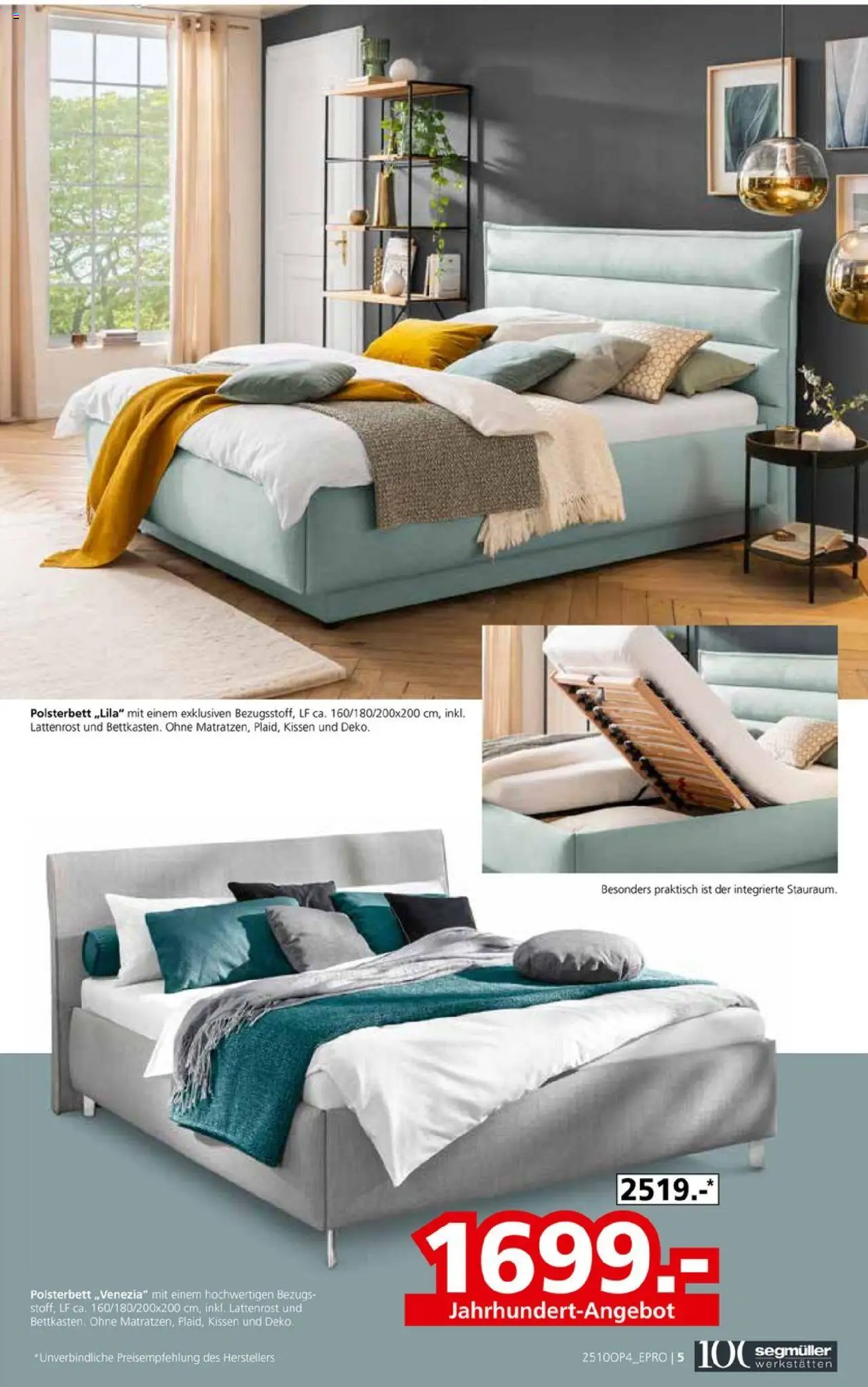 Segmüller Betten gefertigt in Bayern - Seite 5 - gültig ab 17.10.2025