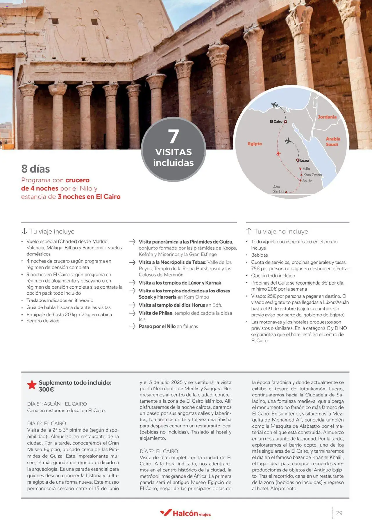 Halcón Viajes Egipto - Página de 29 - Válido desde 01/07/2025