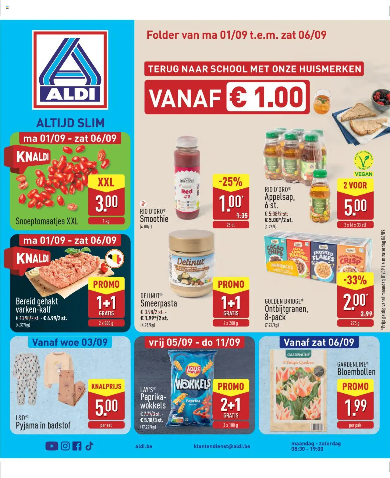 Aldi folder week 36 - pagina 1- geldig vanaf 01/09/2025