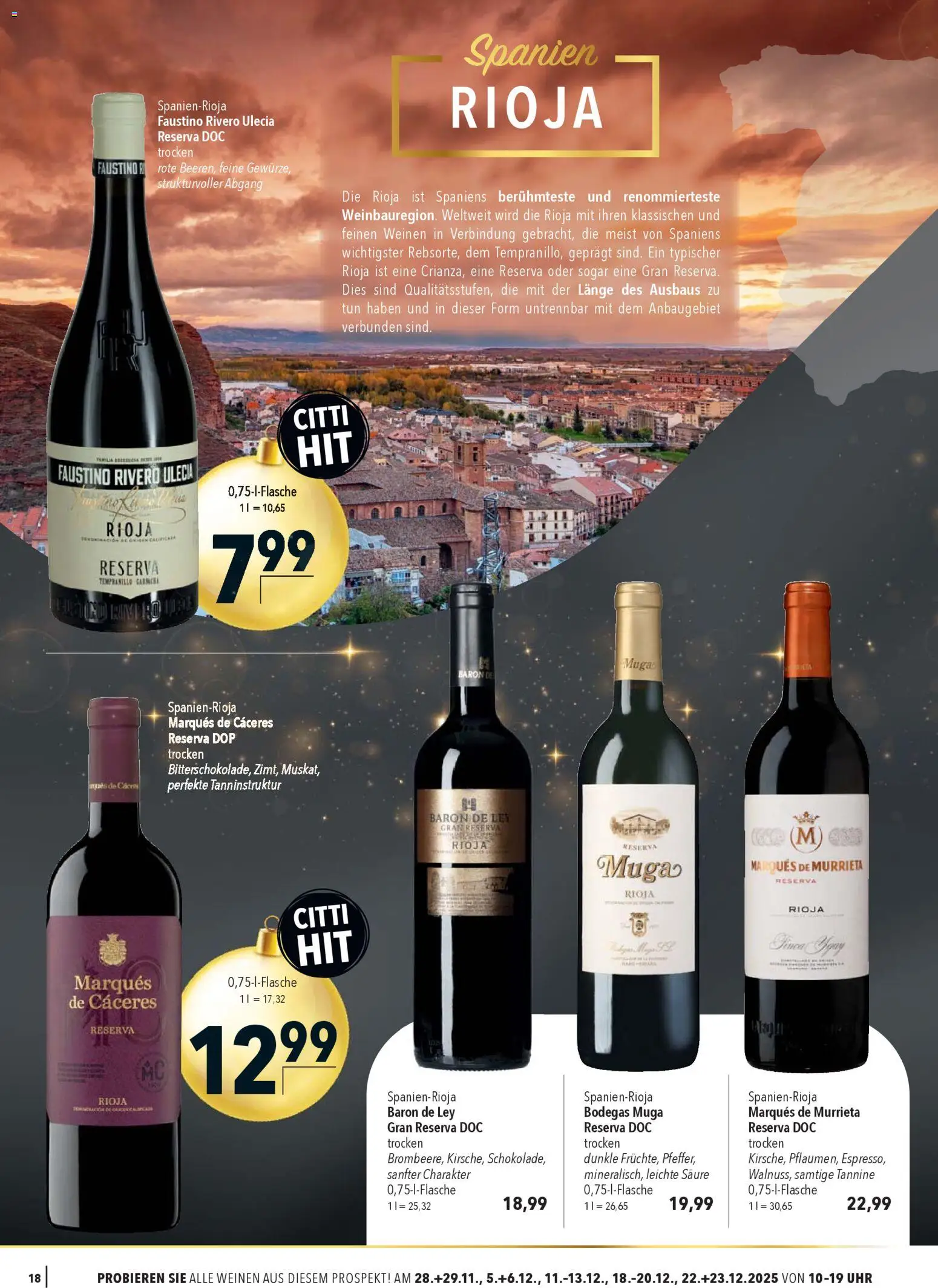 CITTI Markt - Weine zum Fest - Seite 18 - gültig ab 26.11.2025