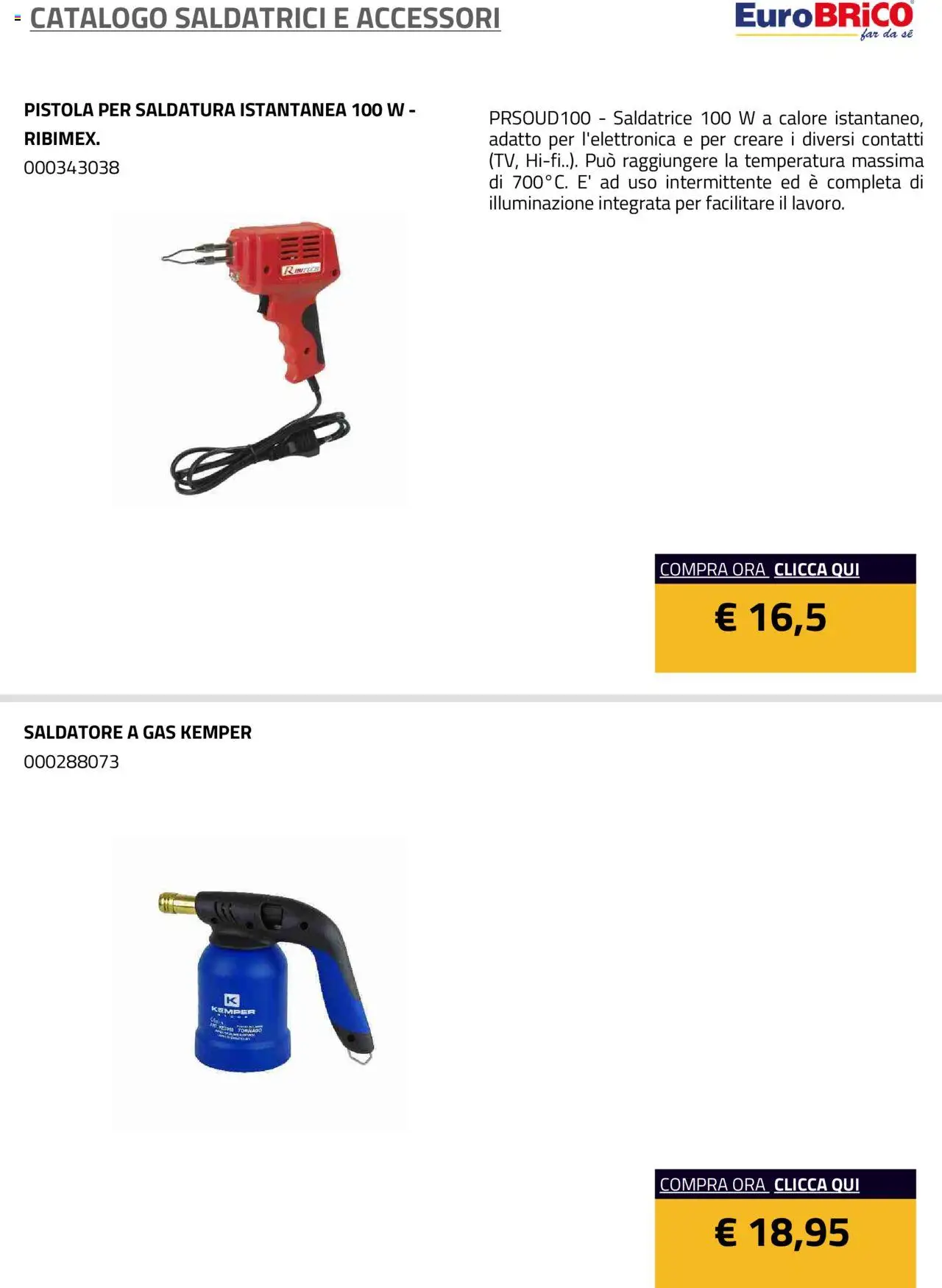 Eurobrico Saldatrici e accessori catalogo - pagina 5 - valido dal 23/07/2025