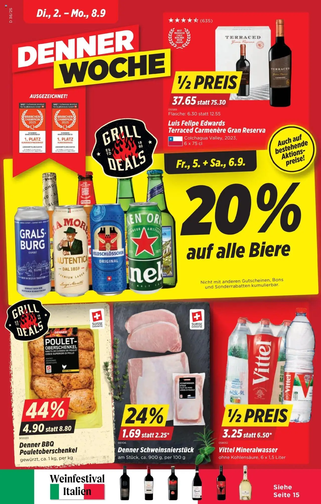 Denner Aktionen - Seite 1- gültig ab 02.09.2025