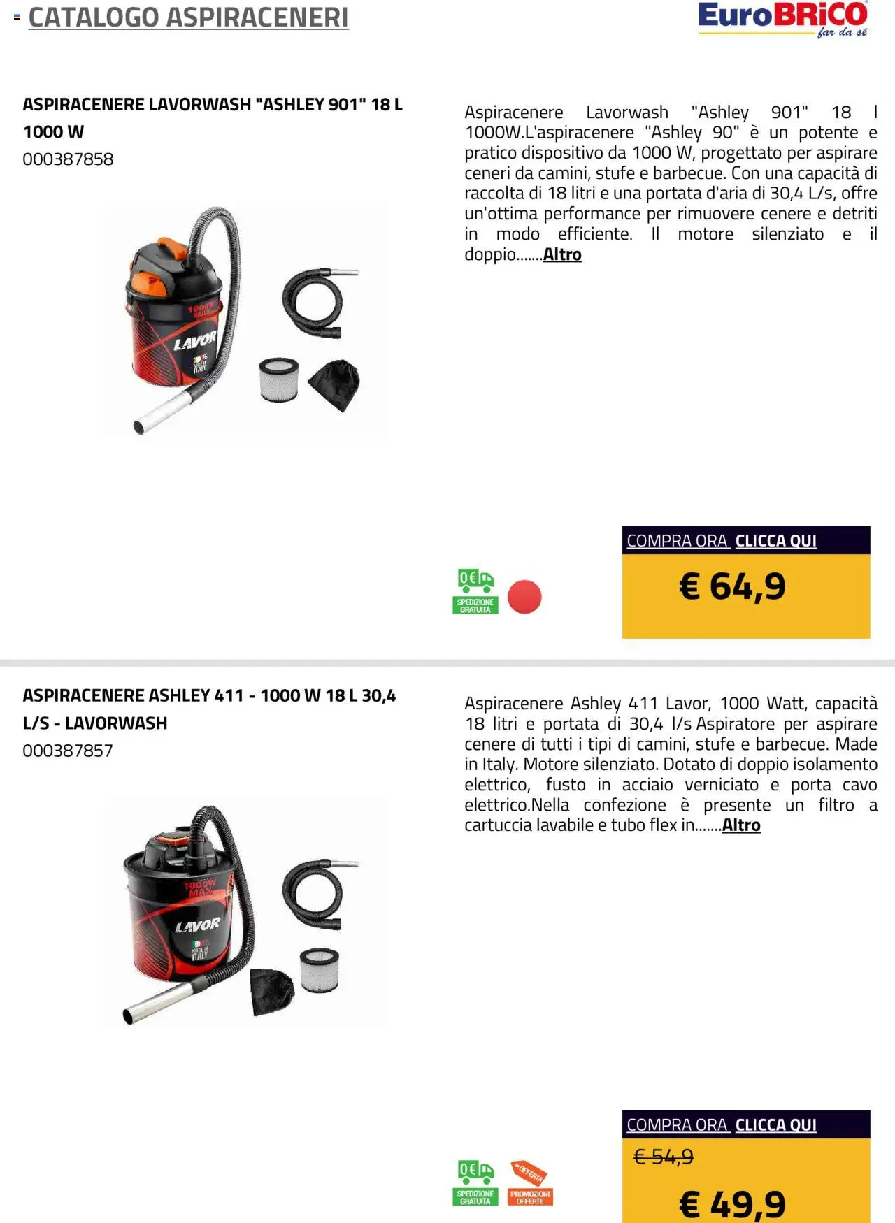 Eurobrico Aspiraceneri catalogo - pagina 6 - valido dal 23/07/2025