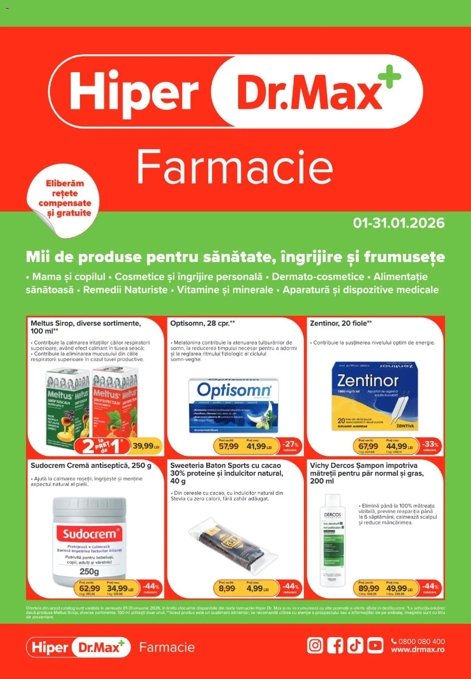Dr.Max catalog - Hiper-farmacii - pagina 1- valabil de la 01.01.2026