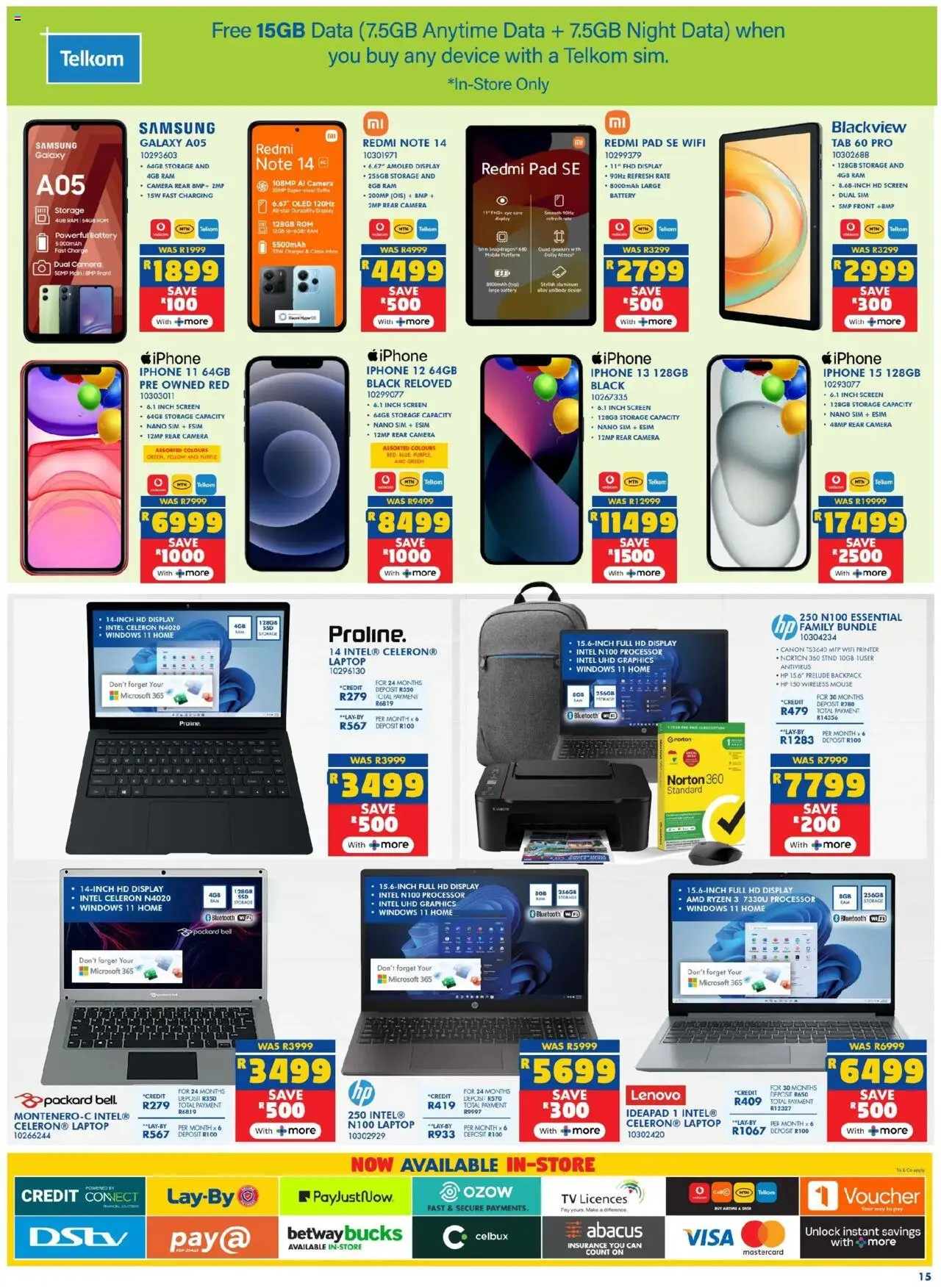 Russells Specials - page 15- valid from 17/07/2025