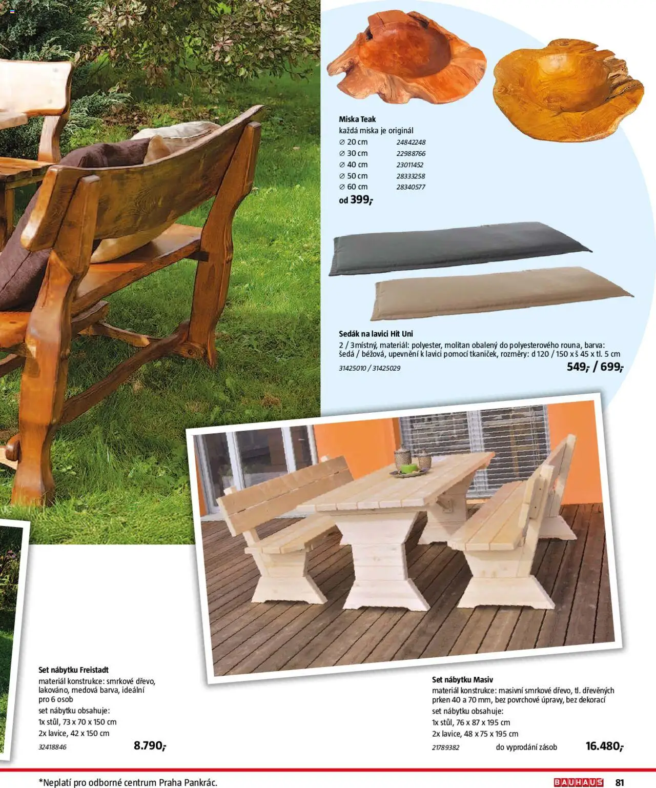 Bauhaus katalog Zahradní nábytek - strana 81- platný od 01.04.2025