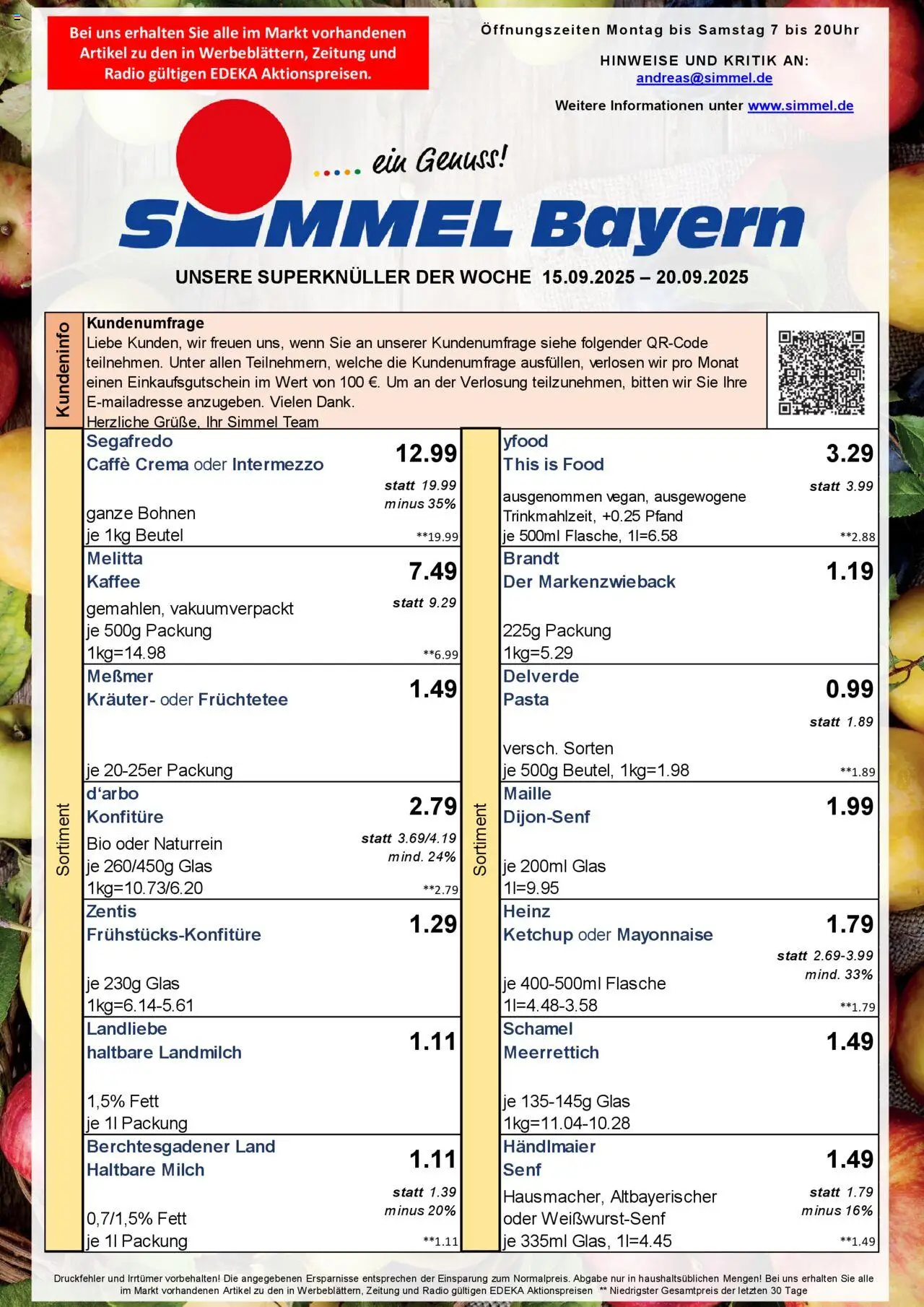 Simmel - Bayern - Seite 1 - gültig ab 15.09.2025