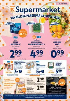 Esikatselu K-Supermarket tarjoukset voimassa alkaen 23/02/2026