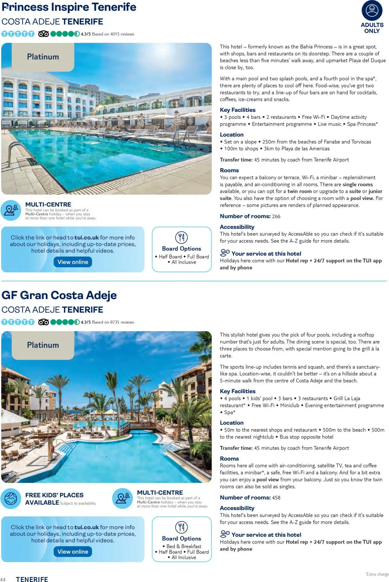 TUI - Premium Collection NOVEMBER 2025 – APRIL 2027 - page 44- valid from 01/11/2025