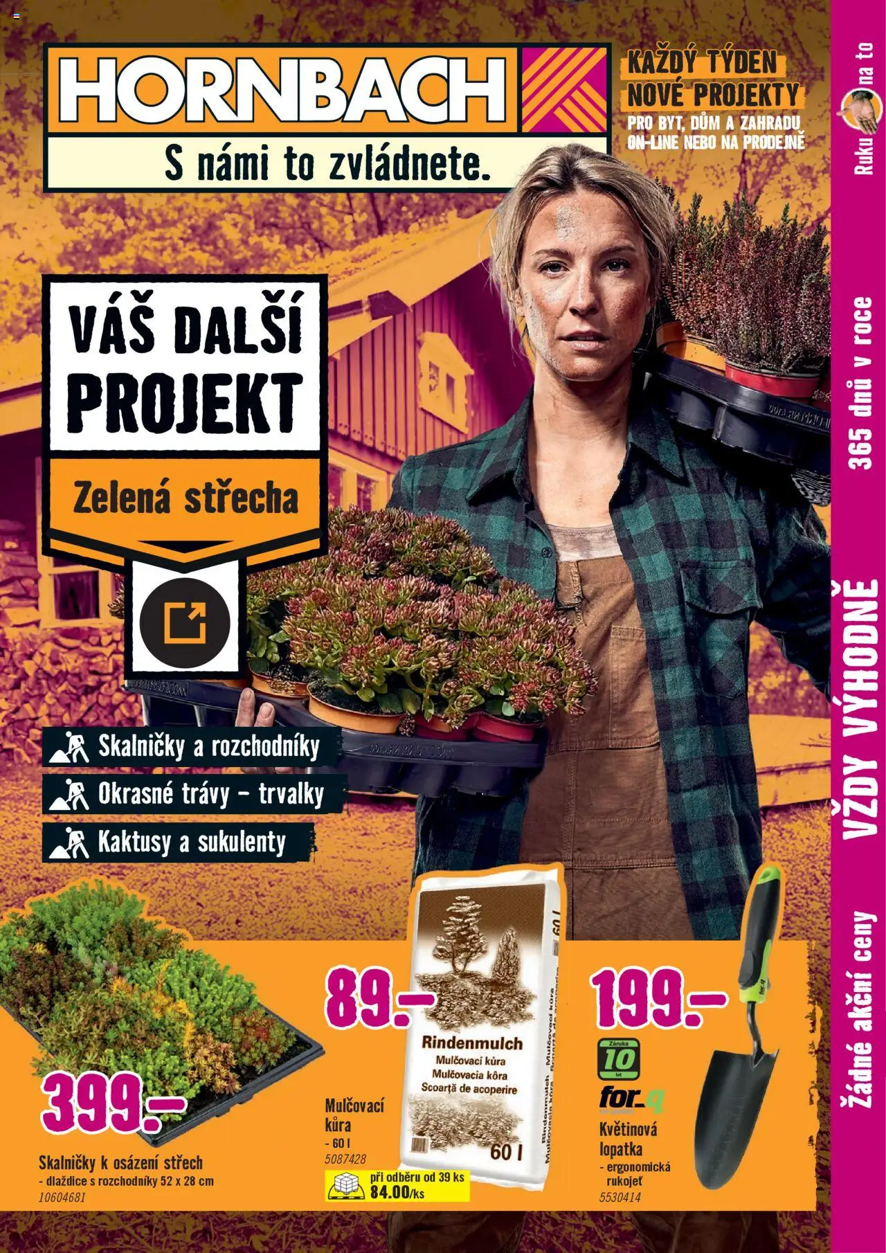 HORNBACH leták - Zelená střecha - strana 1- platný od 06.08.2025
