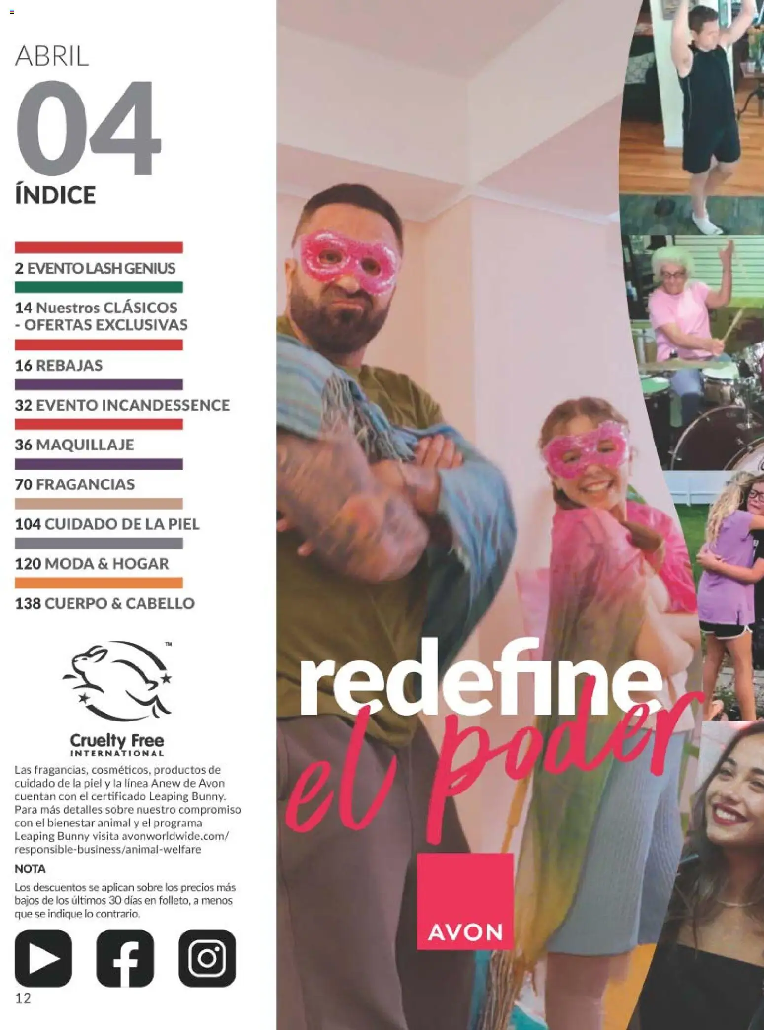 Catálogo AVON campaña 4 - Página de 12 - Válido desde 01/04/2026
