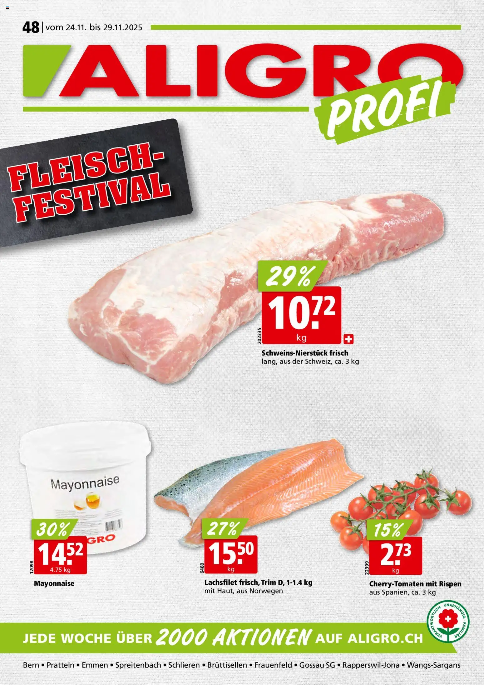 Aligro Aktionen - Seite 1- gültig ab 24.11.2025