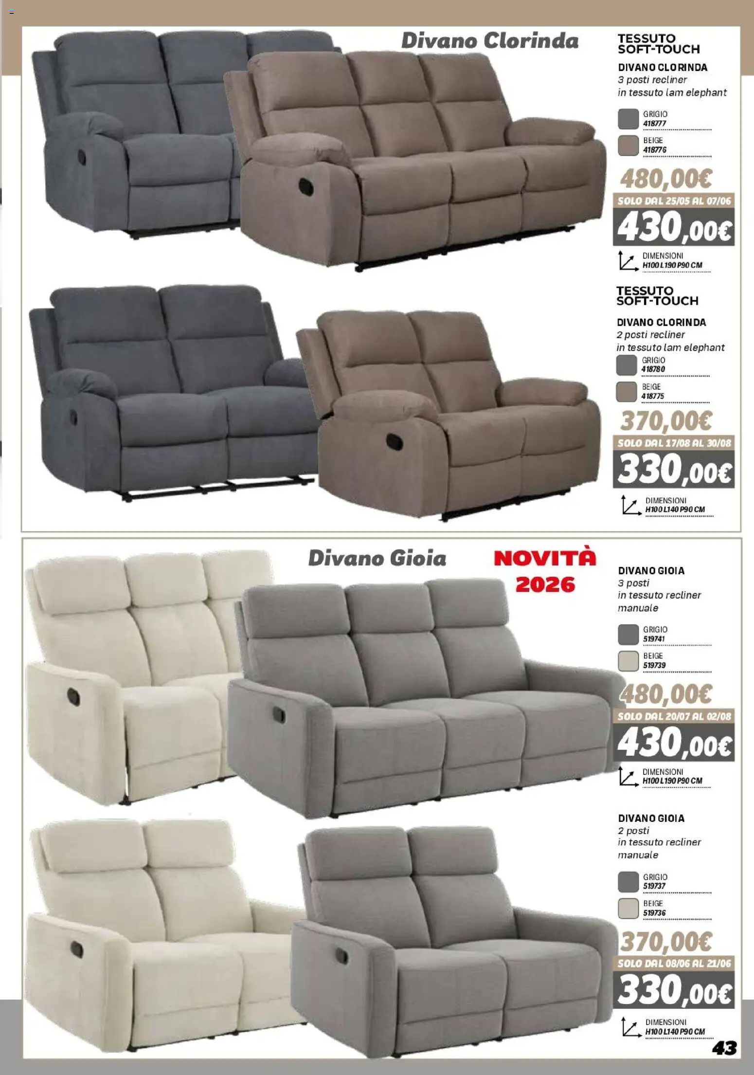 Orizzonte Mobile catalogo - pagina 43 - valido dal 16/01/2026