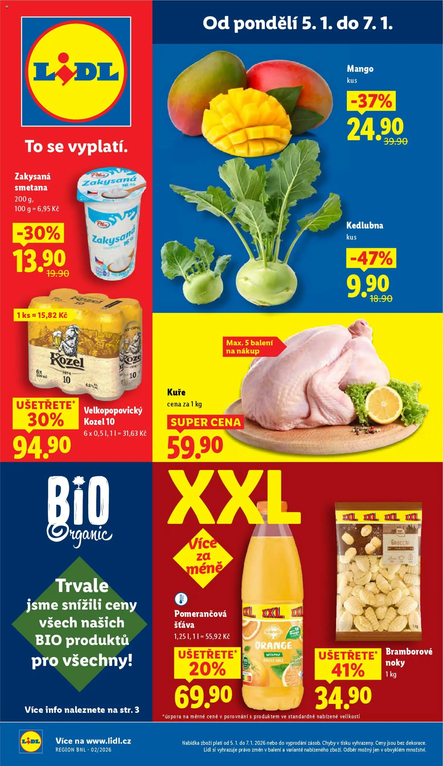 Lidl leták - strana 1- platný od 05.01.2026
