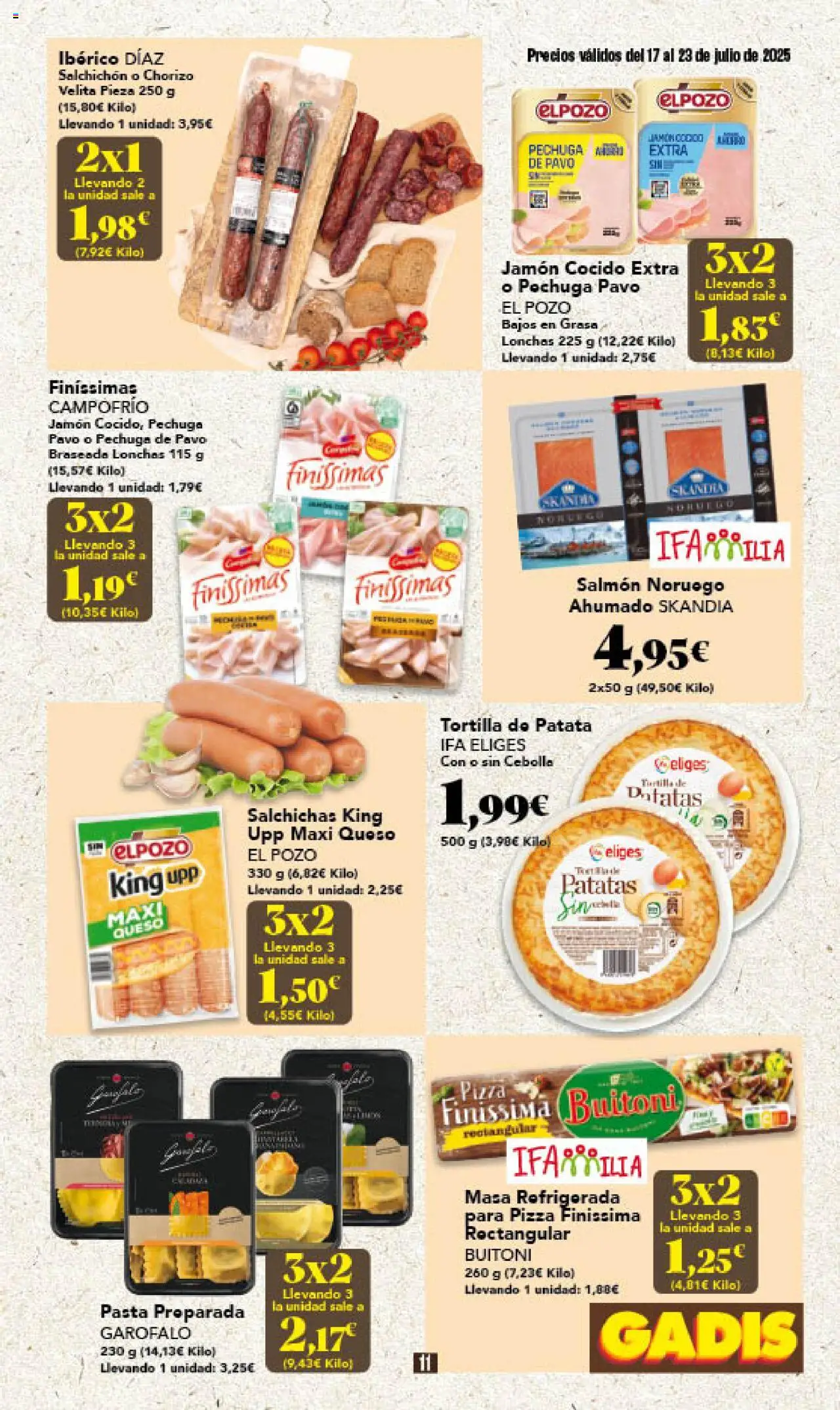 Gadis folleto - Página de 11 - Válido desde 17/07/2025