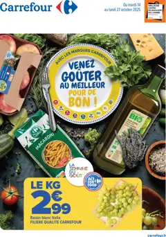 Aperçu Carrefour Venez goûter au meilleur valable à partir du 14/10/2025
