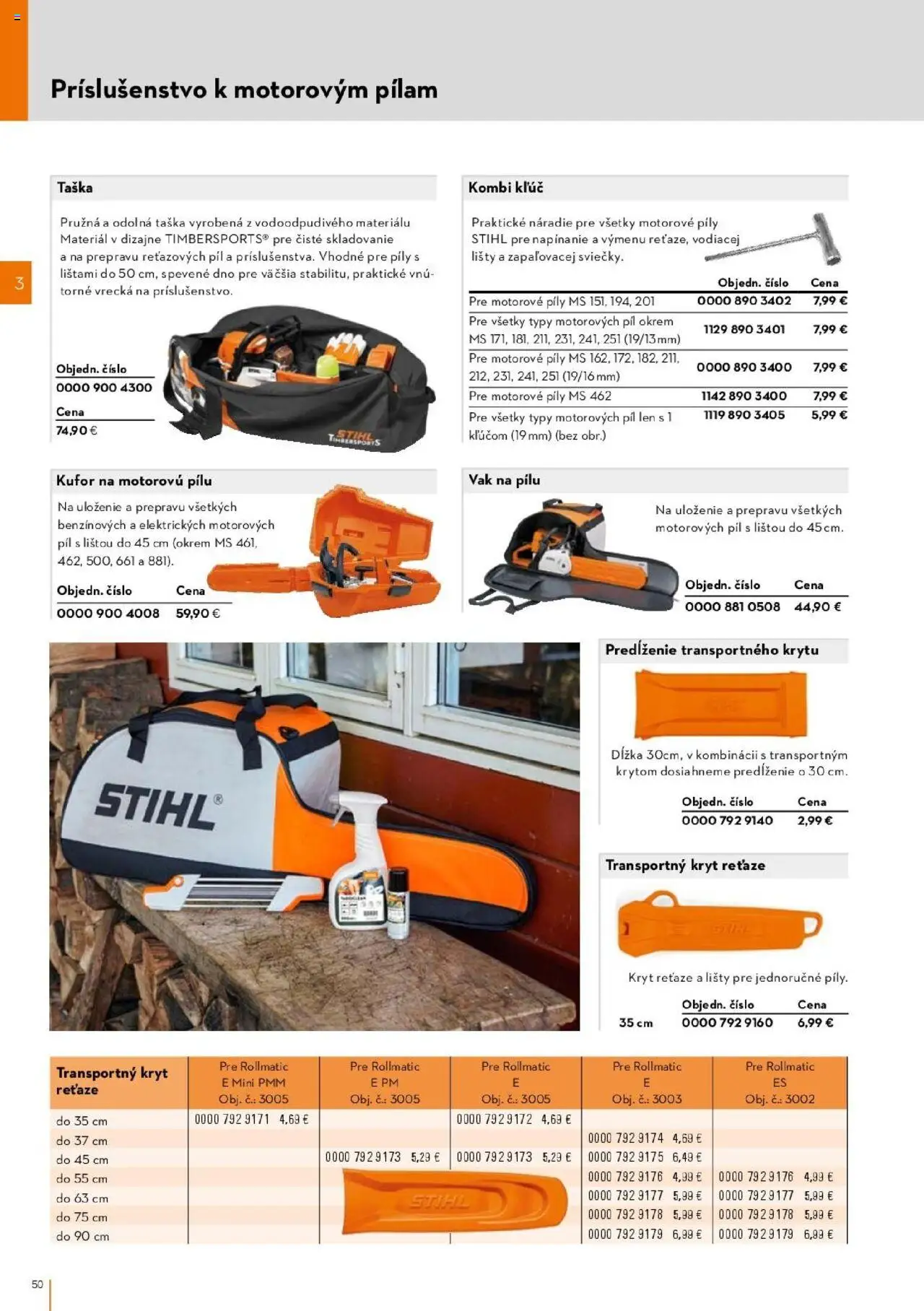 Katalóg STIHL Jar 2025 - strana 50- platný od 01.04.2025