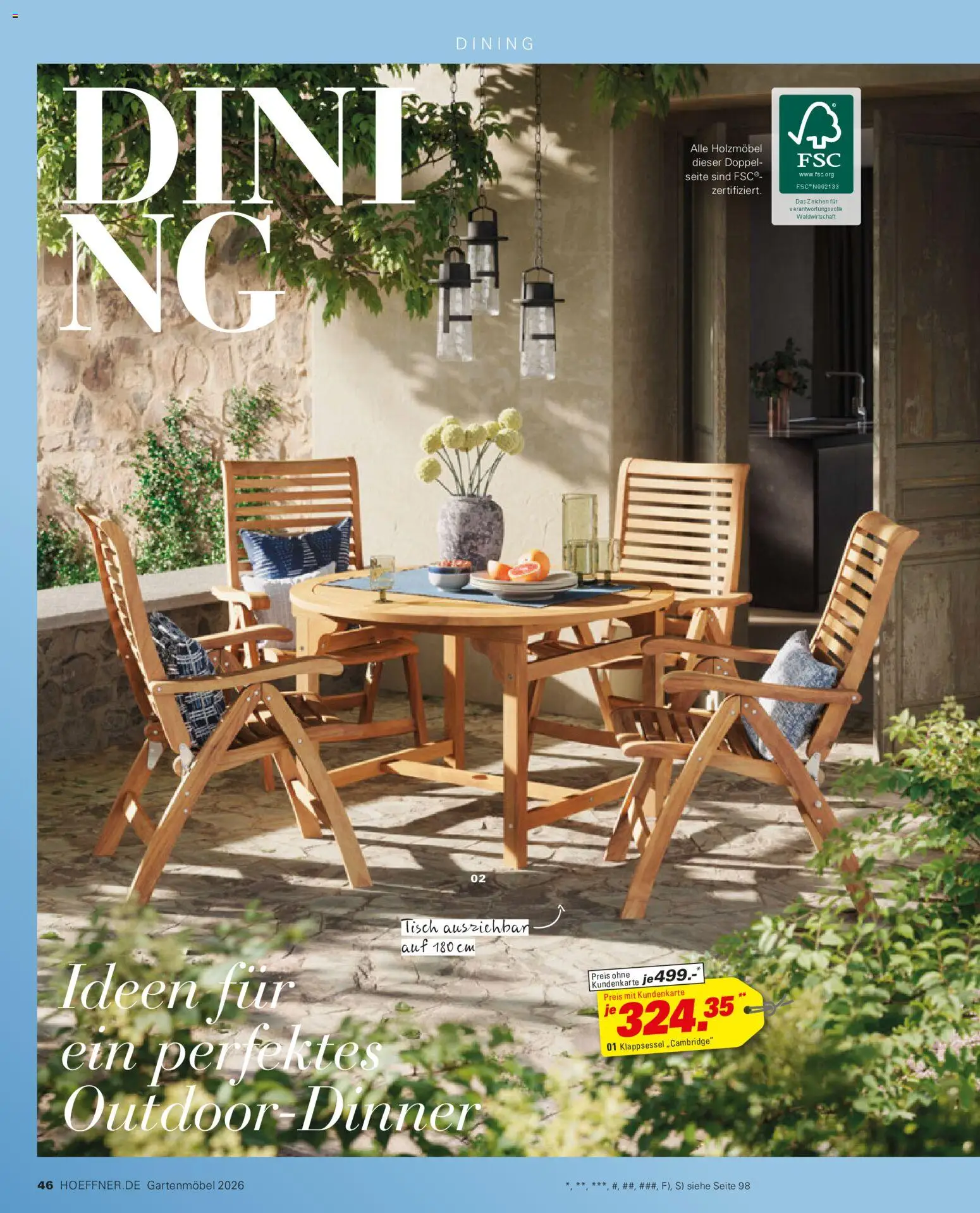 Höffner Prospekt Gartenmöbel - Seite 46 - gültig ab 27.03.2026