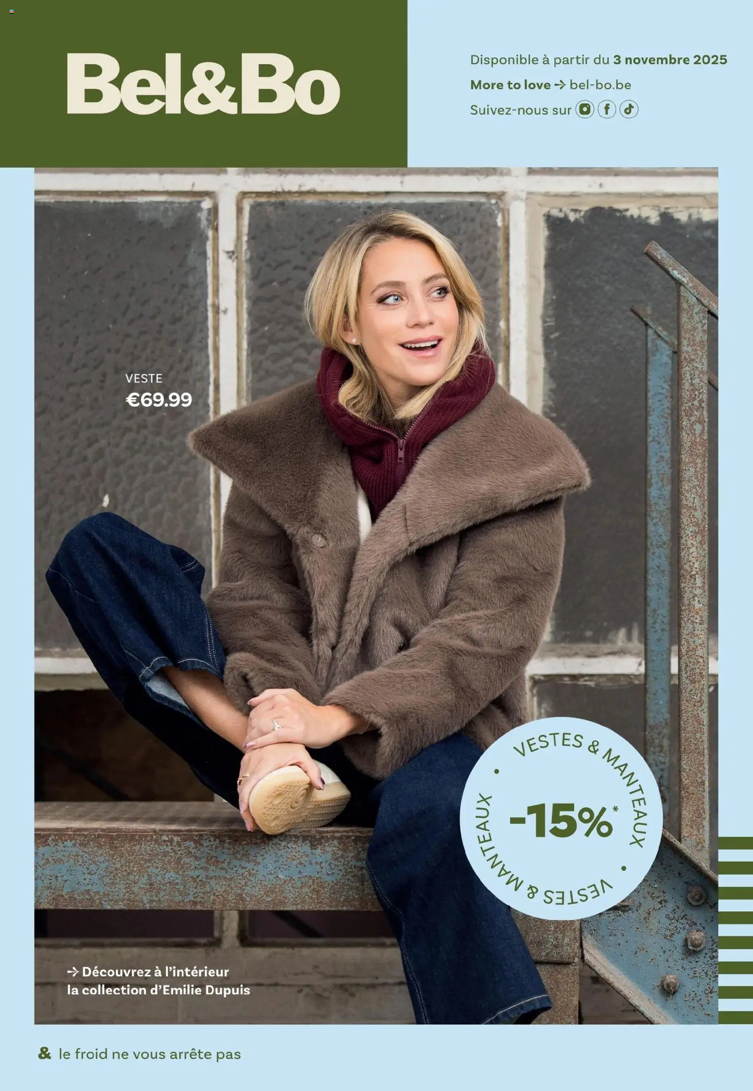 Bel&Bo folder / publicité - pagina 1- geldig vanaf 03/11/2025