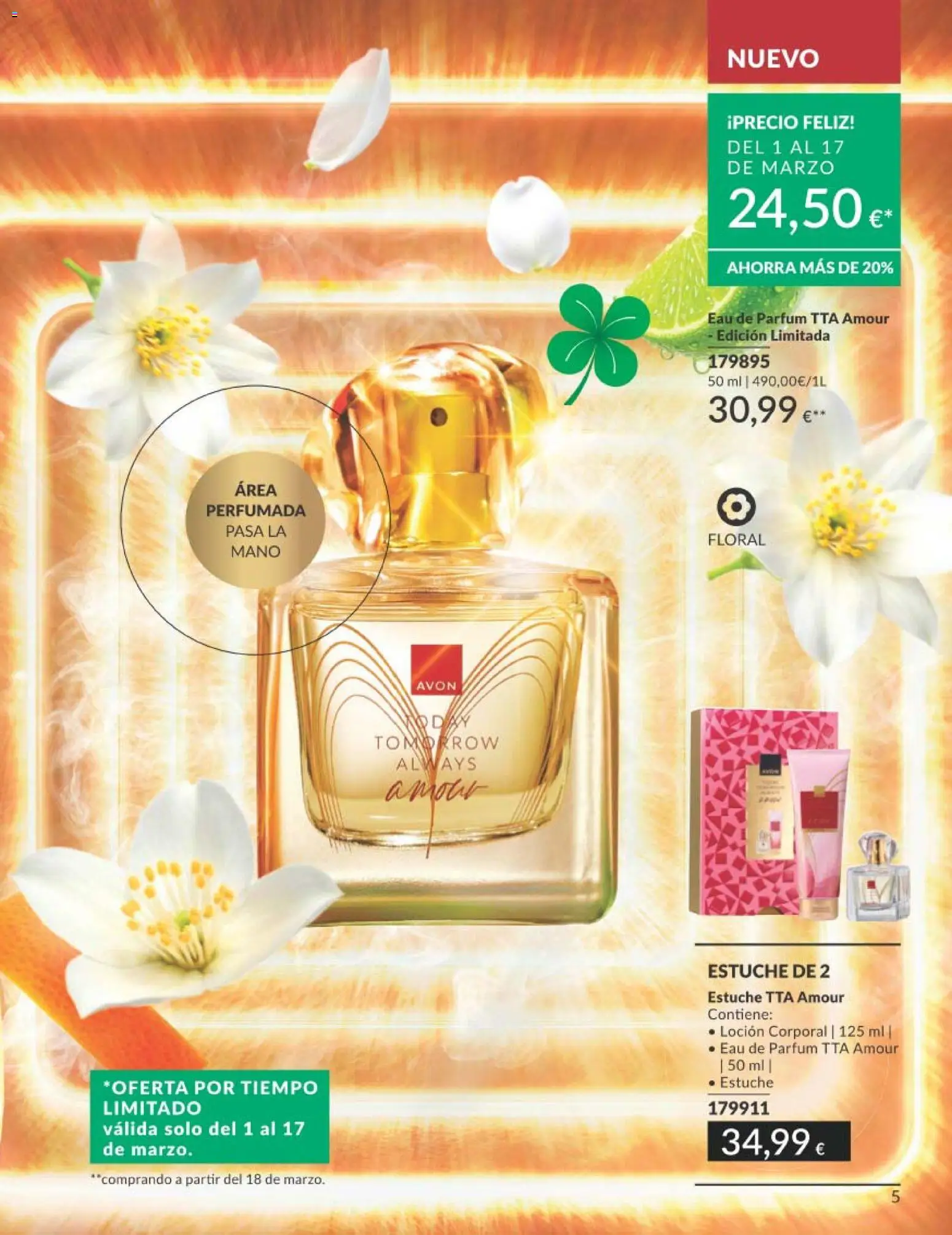Catálogo AVON campaña 3 - Página de 5 - Válido desde 01/03/2026