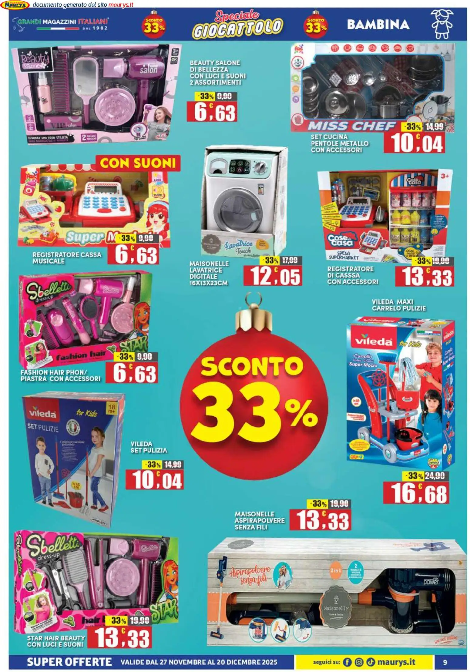 Maury's Giocattolo catalogo - pagina 9 - valido dal 27/11/2025