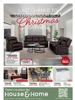 Preview House and Home - Botswana Christmas Savings Catalogue valid from 08/12/2025