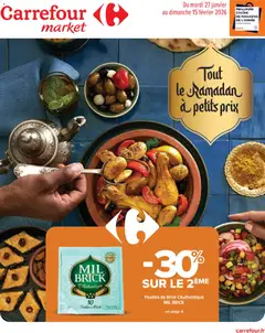 Aperçu Carrefour Market Tout le ramadan a petits prix valable à partir du 27/01/2026
