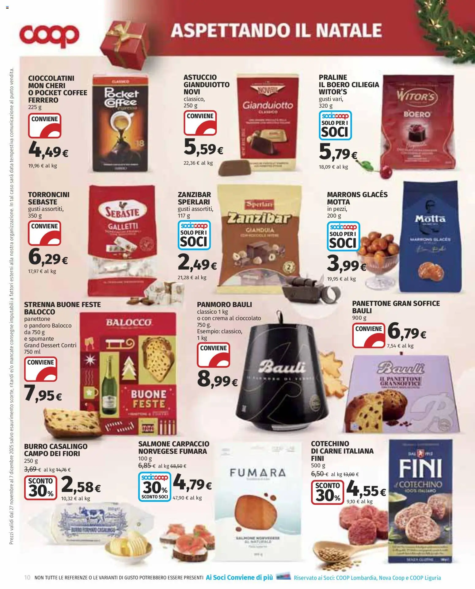 Volantino COOP	 - pagina 10 - valido dal 27/11/2025