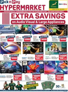 Preview Pick n Pay - Hypermarket Audio & Large Appliances Specials valid from 10/11/2025
