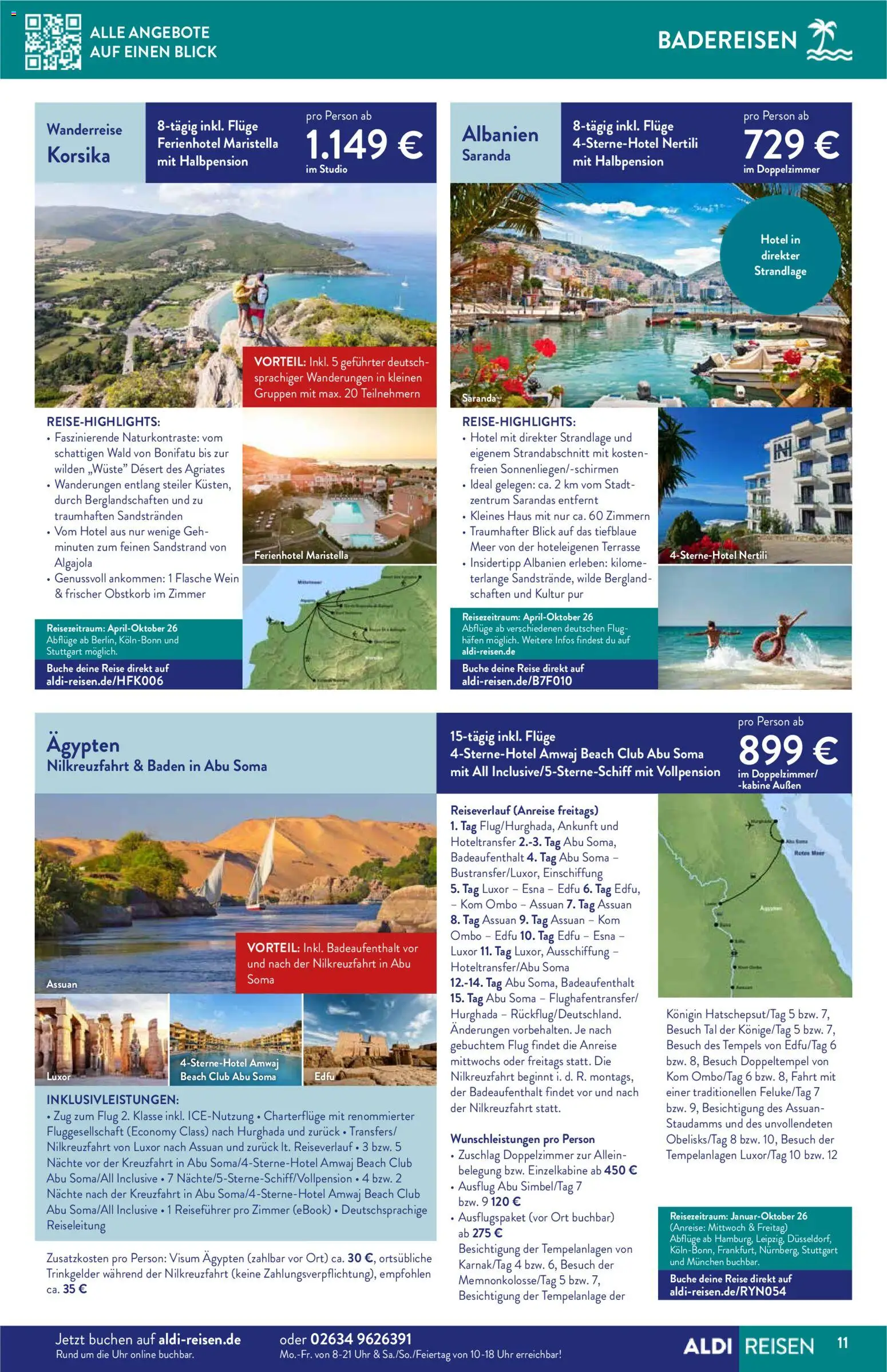 Aldi Reisen  Reisemagazin - Seite 11 - gültig ab 01.12.2025