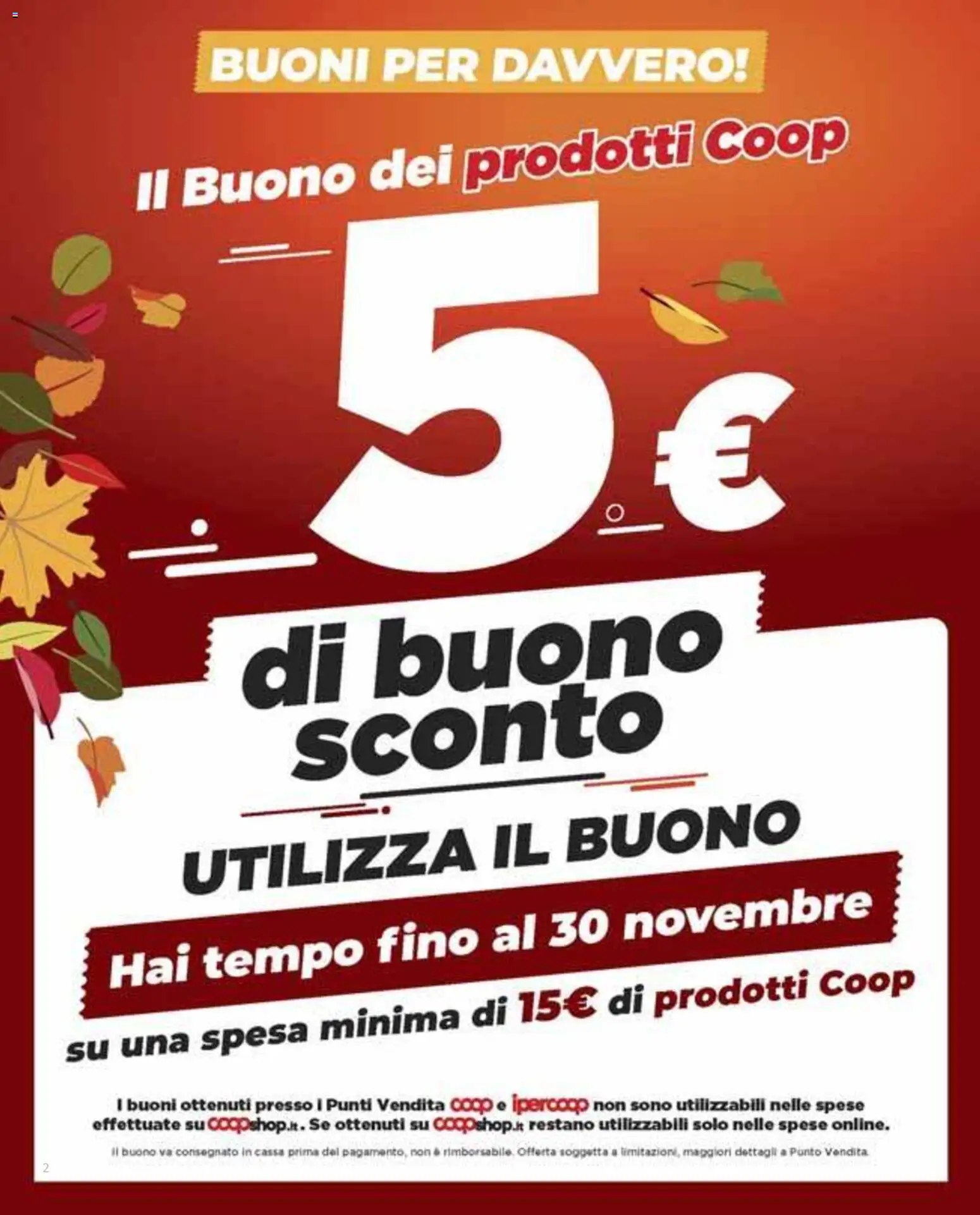Volantino COOP	 - pagina 2 - valido dal 27/11/2025