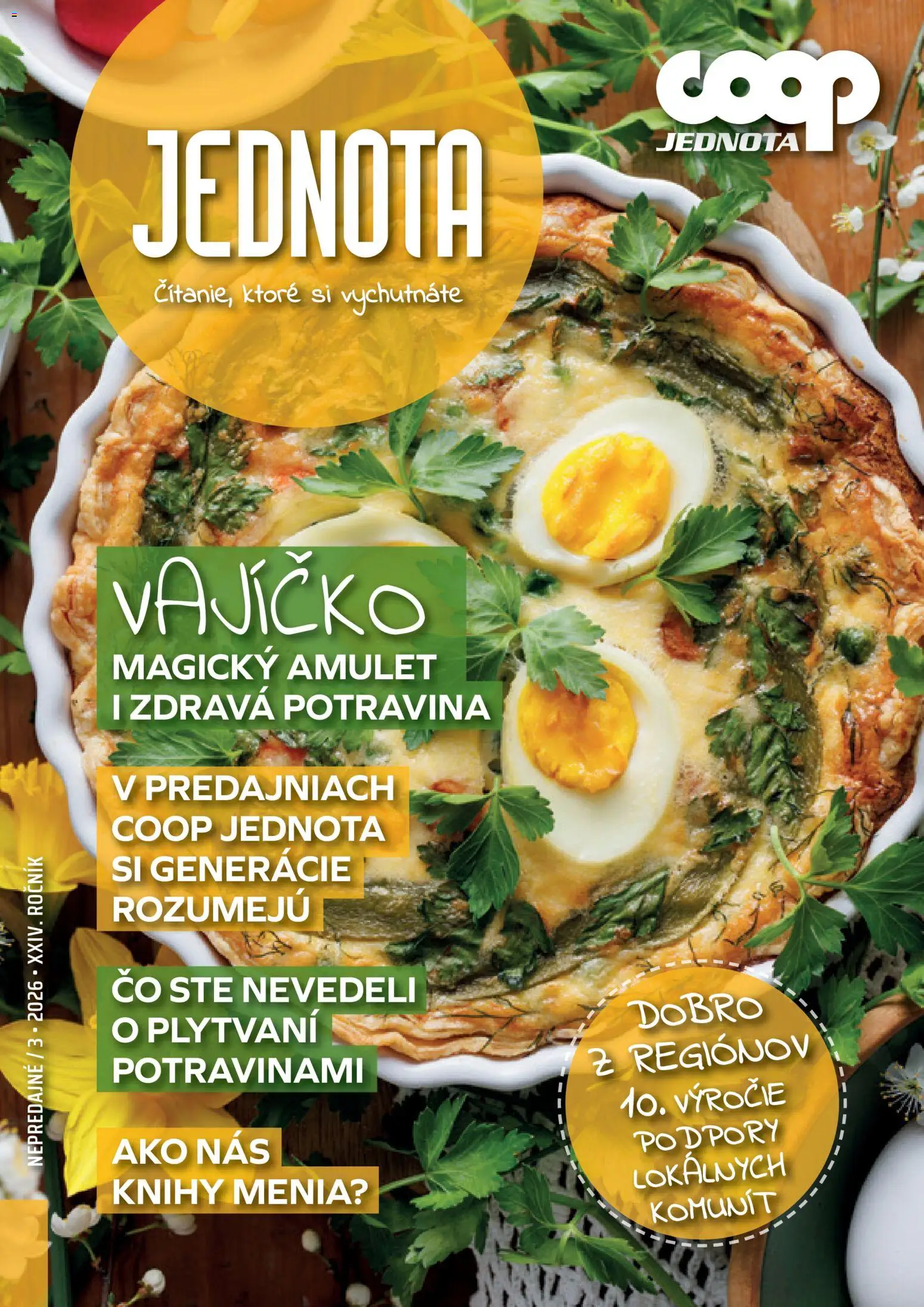 COOP Jednota časopis - strana 1- platný od 01.03.2026