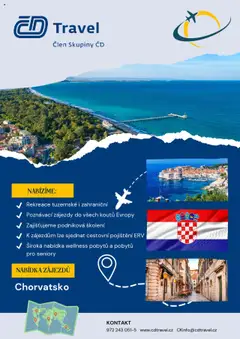 Náhled ČD Travel katalog Nabídka zájezdů platný od 06.08.2025