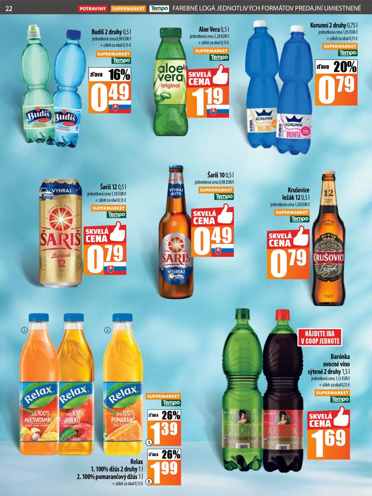 COOP Jednota leták - strana 22- platný od 17.07.2025