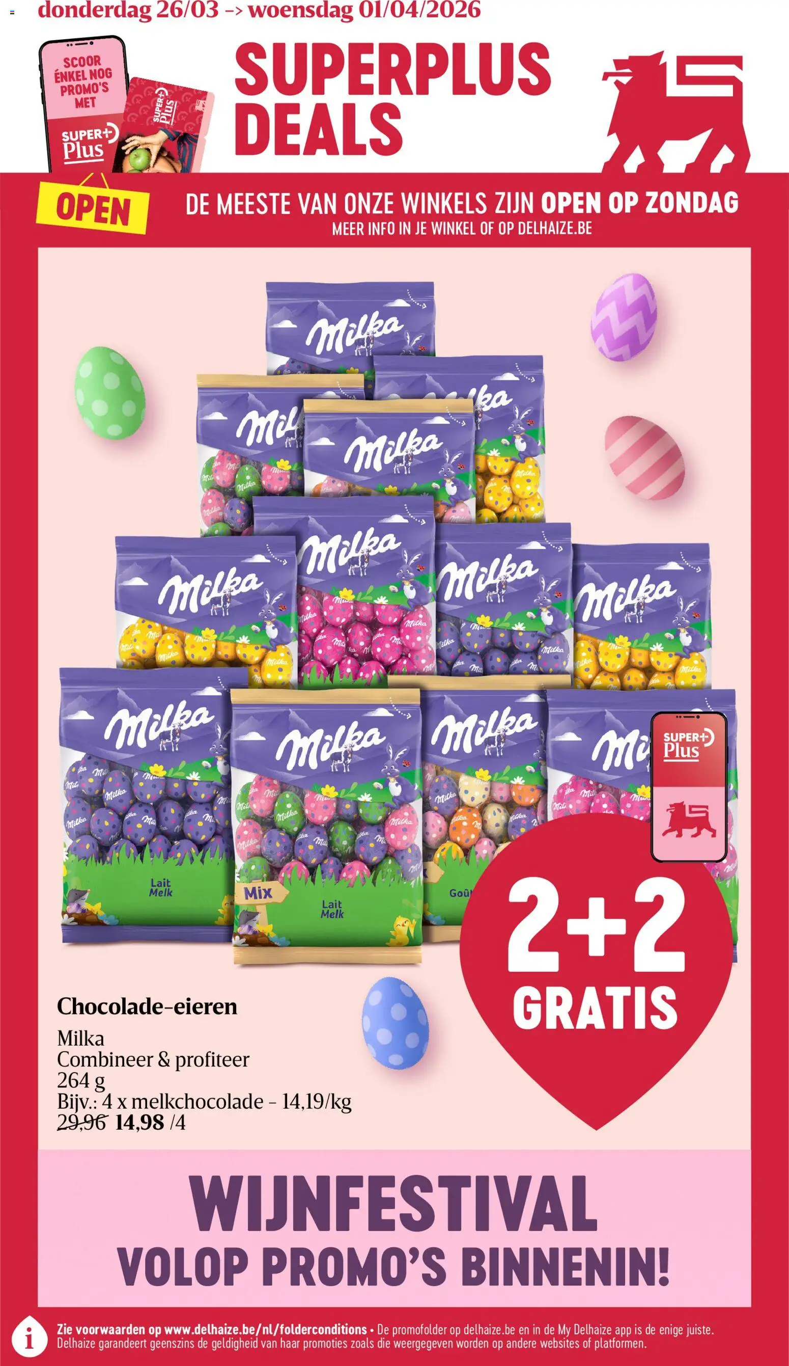 Delhaize folder week 13 - pagina 1- geldig vanaf 26/03/2026