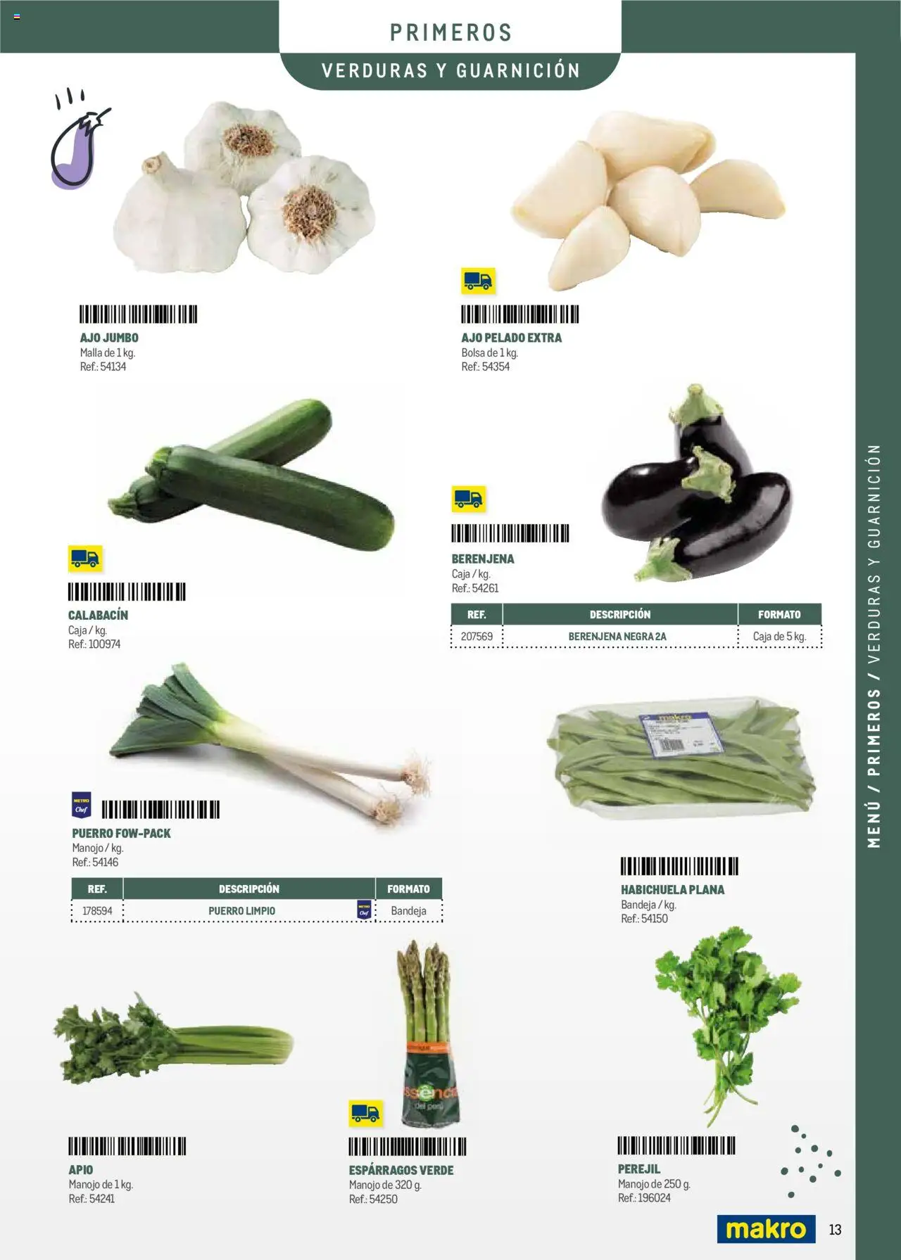 Makro -  Menú y Barra Canarias - Página de 13 - Válido desde 08/09/2025