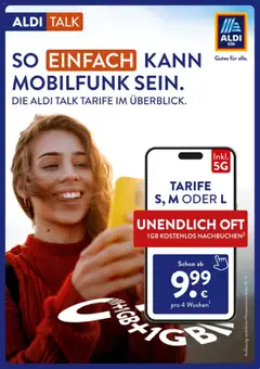 Vorschau Aldi Süd Talk  gültig ab 07.11.2025