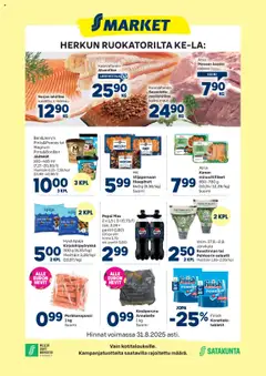 Esikatselu S-market tarjoukset voimassa alkaen 27/08/2025