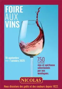 Aperçu Nicolas catalogue valable à partir du 10/09/2025